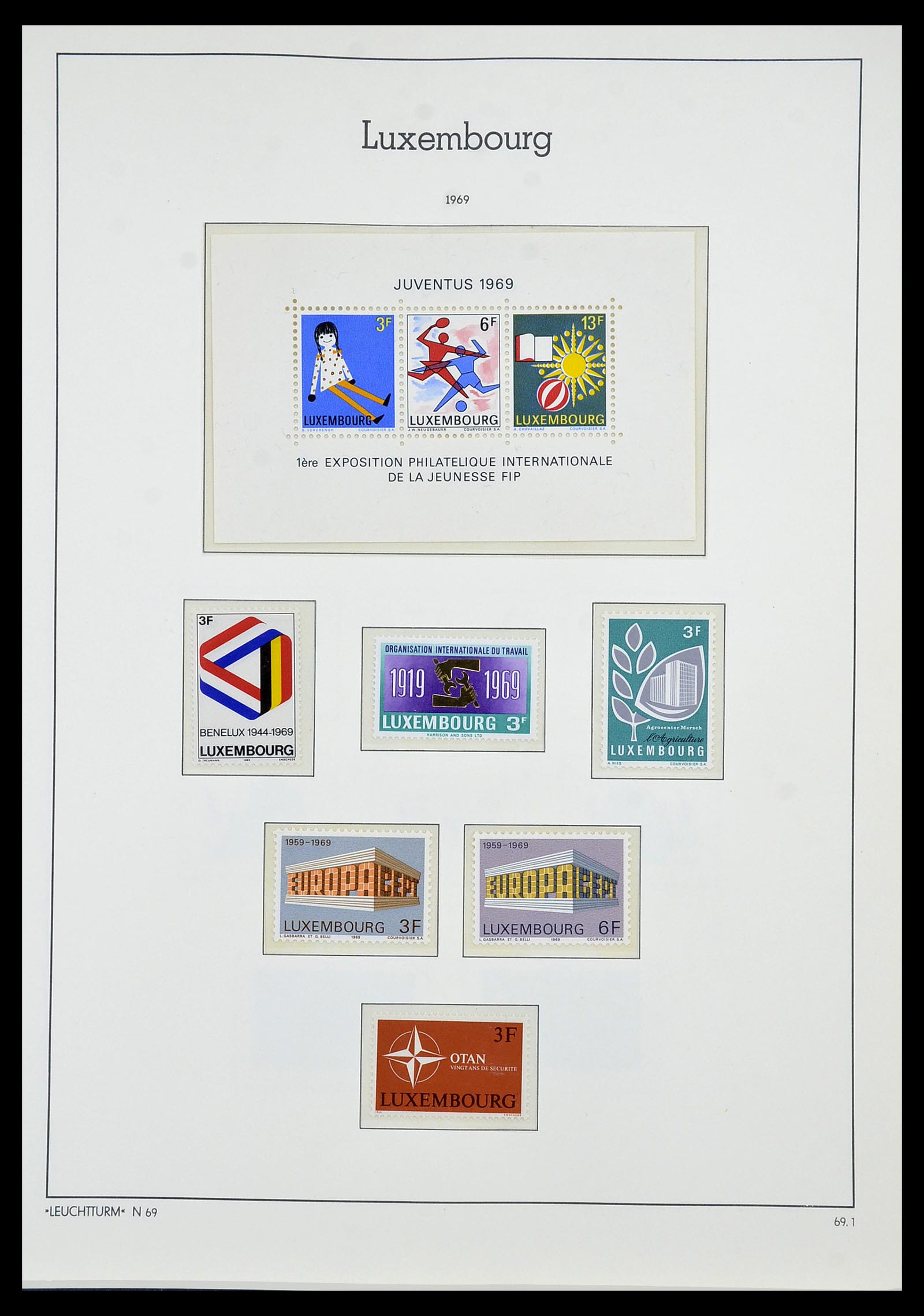 34066 072 - Postzegelverzameling 34066 Luxemburg 1852-2005.