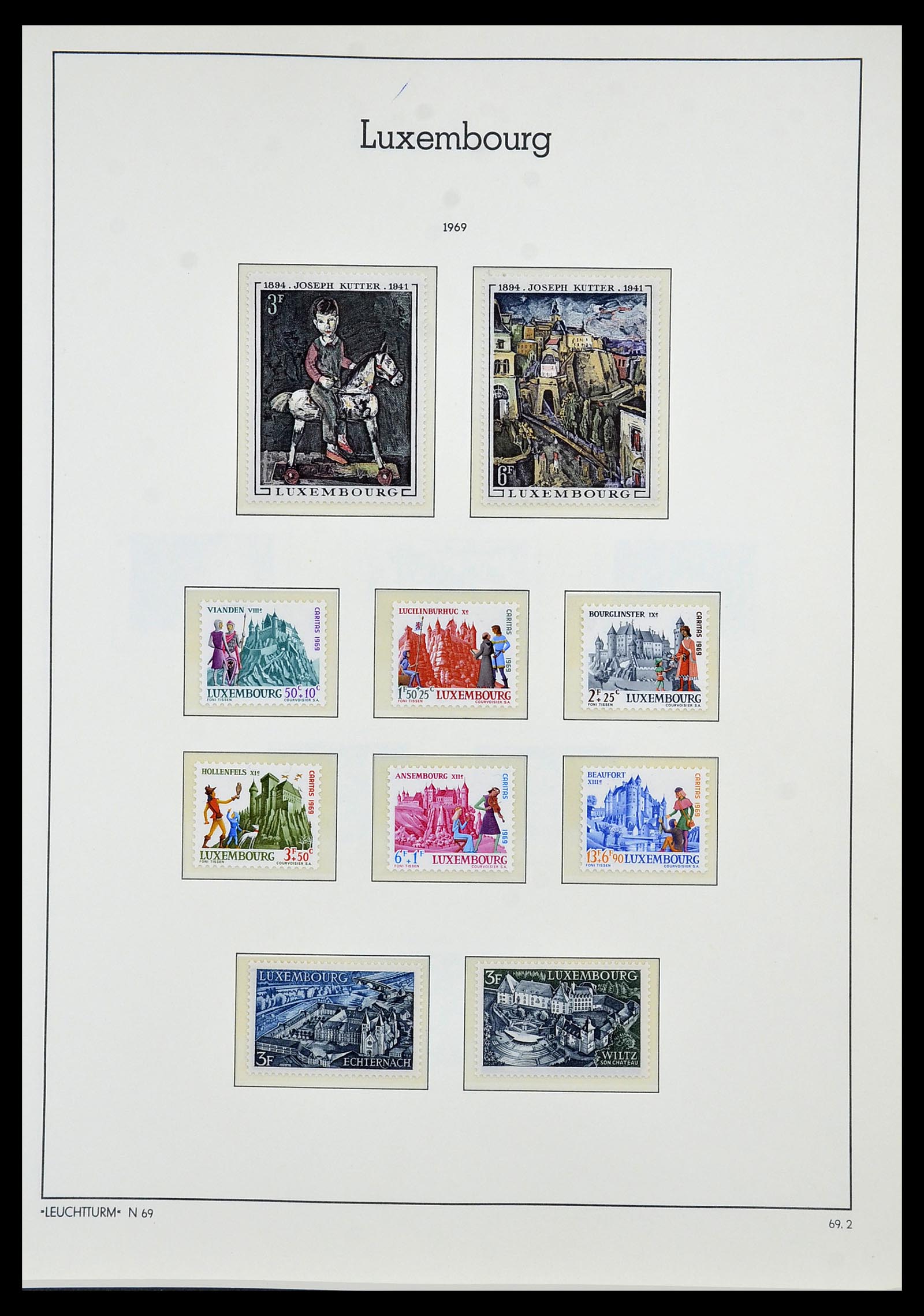 34066 073 - Postzegelverzameling 34066 Luxemburg 1852-2005.