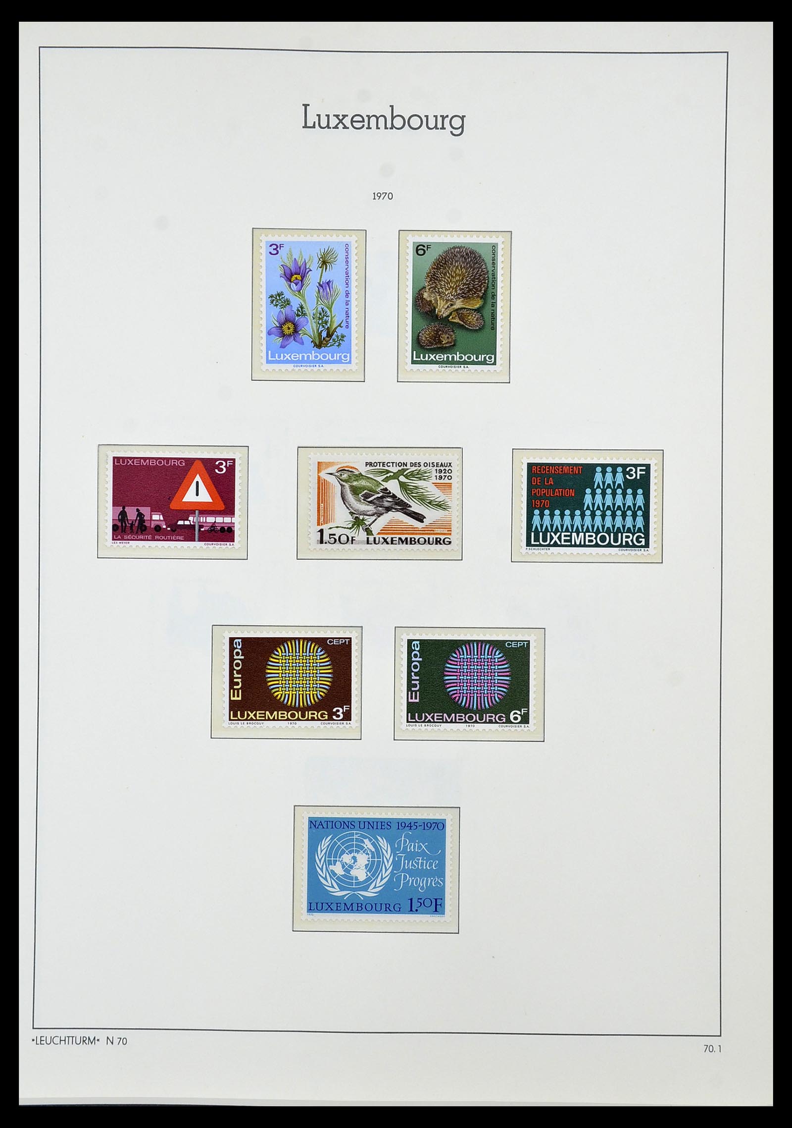 34066 074 - Postzegelverzameling 34066 Luxemburg 1852-2005.