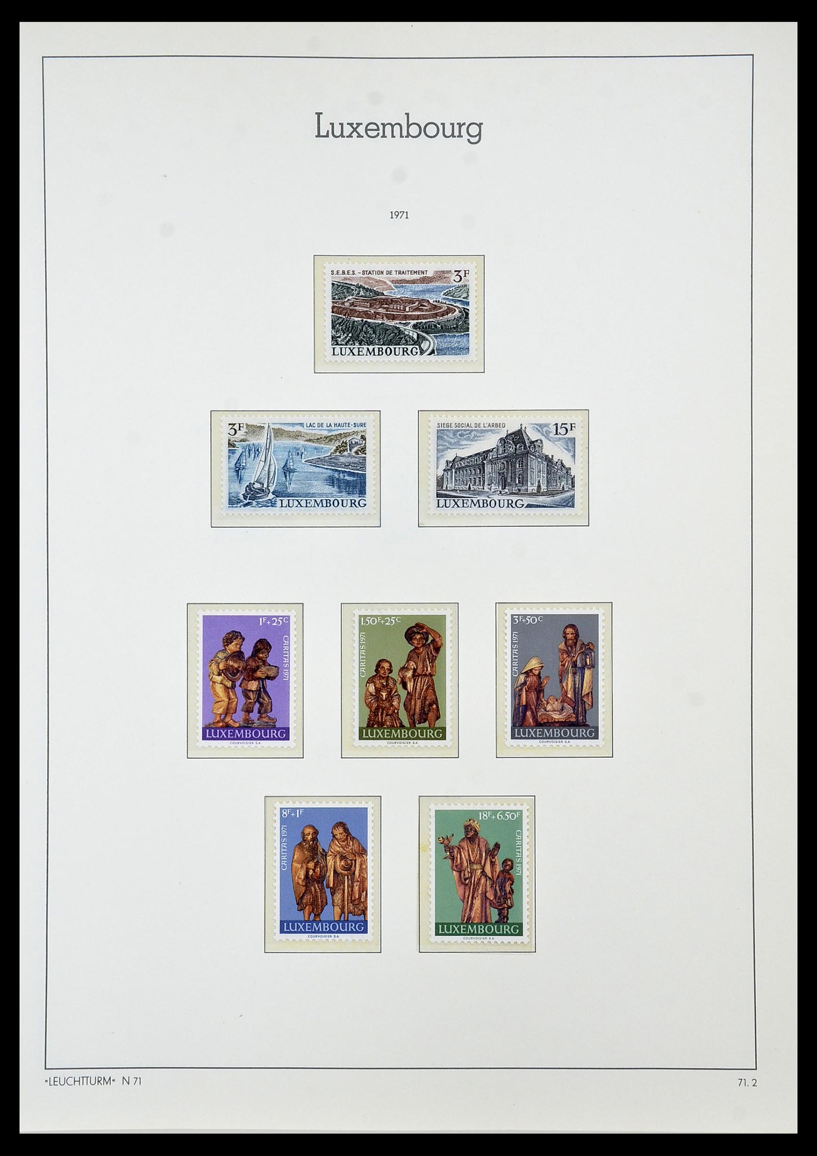 34066 077 - Postzegelverzameling 34066 Luxemburg 1852-2005.