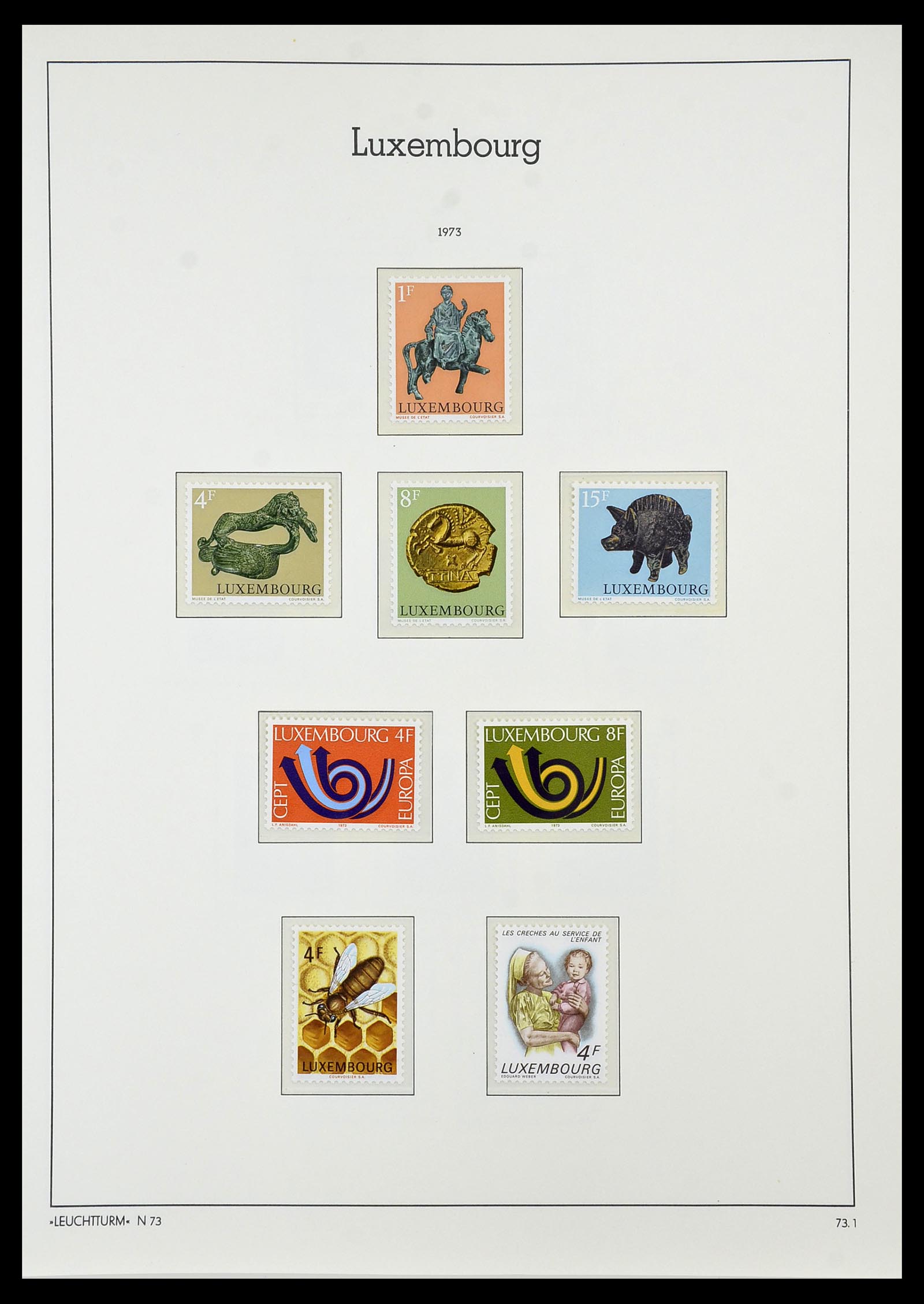 34066 081 - Postzegelverzameling 34066 Luxemburg 1852-2005.