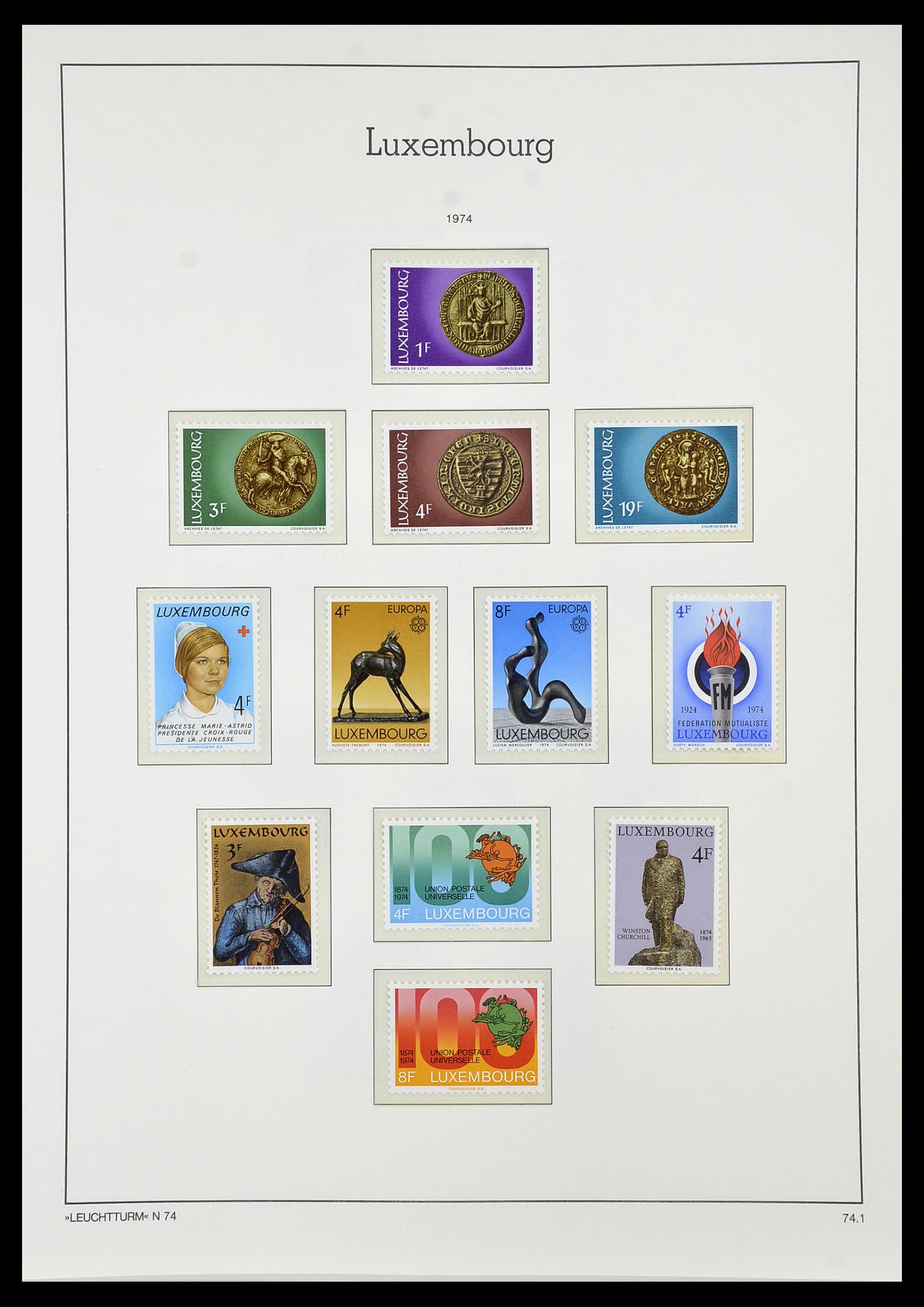 34066 083 - Postzegelverzameling 34066 Luxemburg 1852-2005.