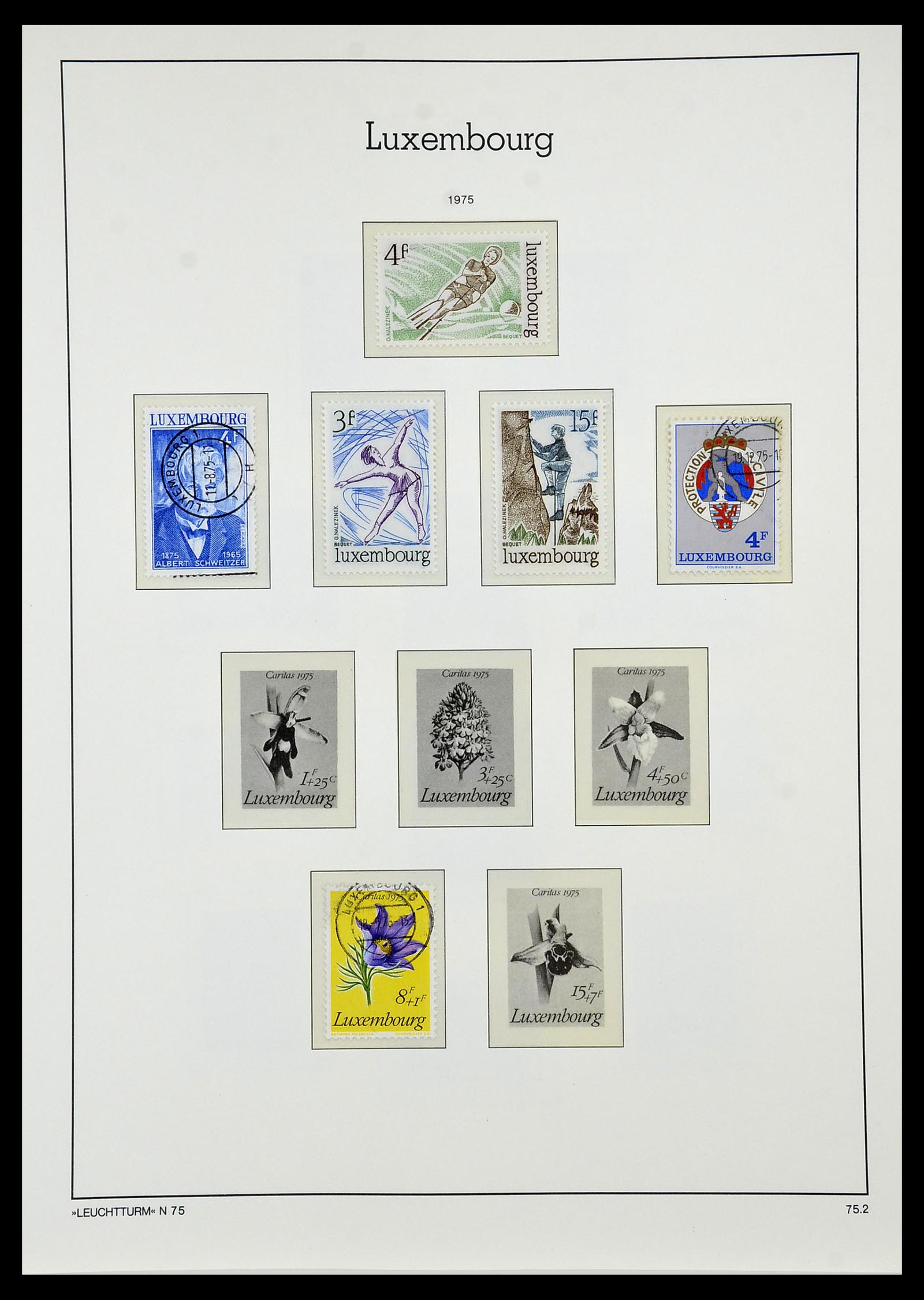 34066 087 - Postzegelverzameling 34066 Luxemburg 1852-2005.