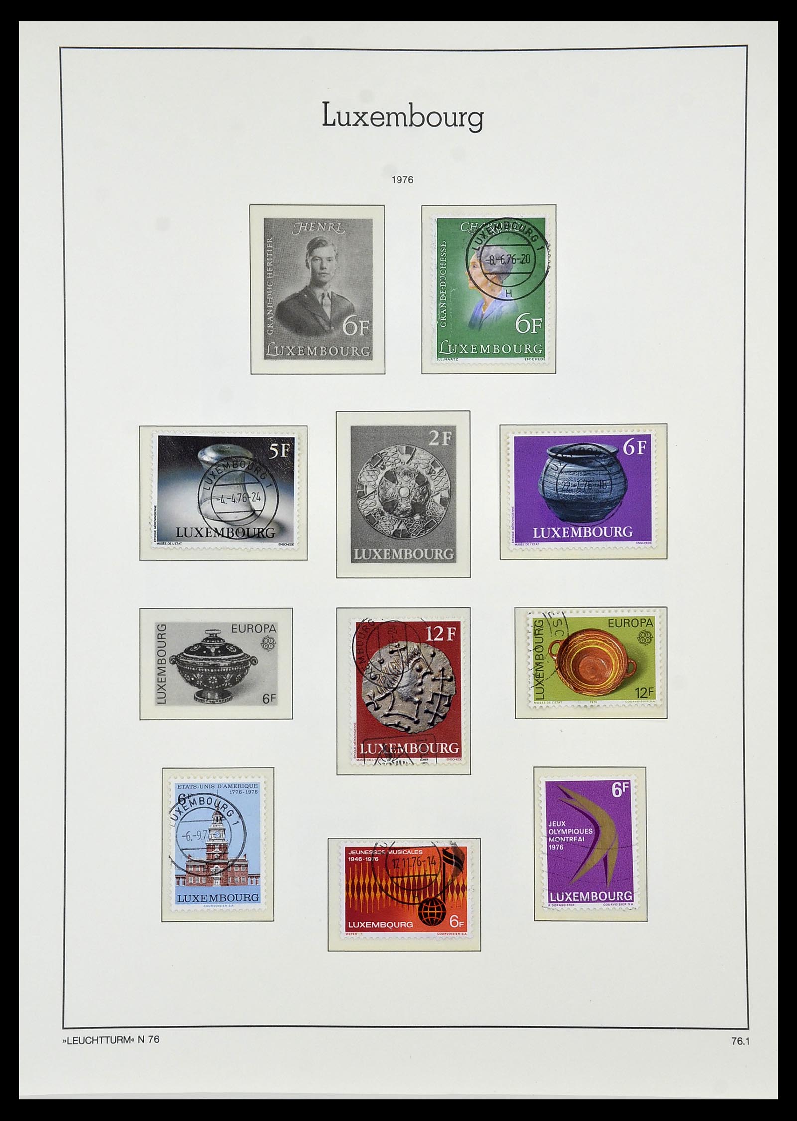 34066 088 - Postzegelverzameling 34066 Luxemburg 1852-2005.
