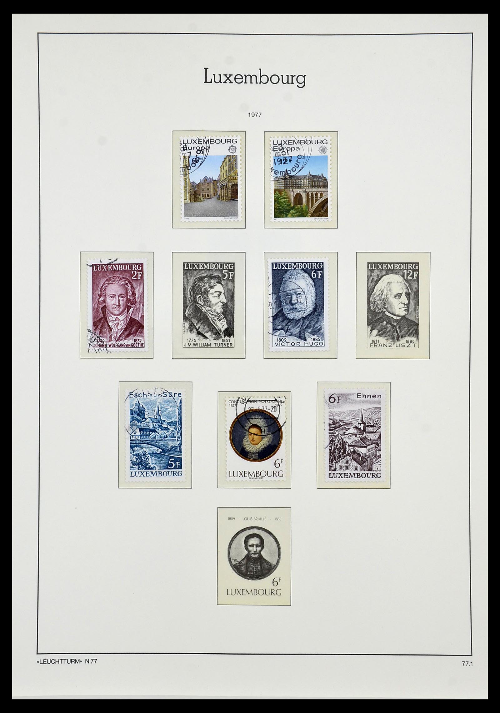 34066 091 - Postzegelverzameling 34066 Luxemburg 1852-2005.
