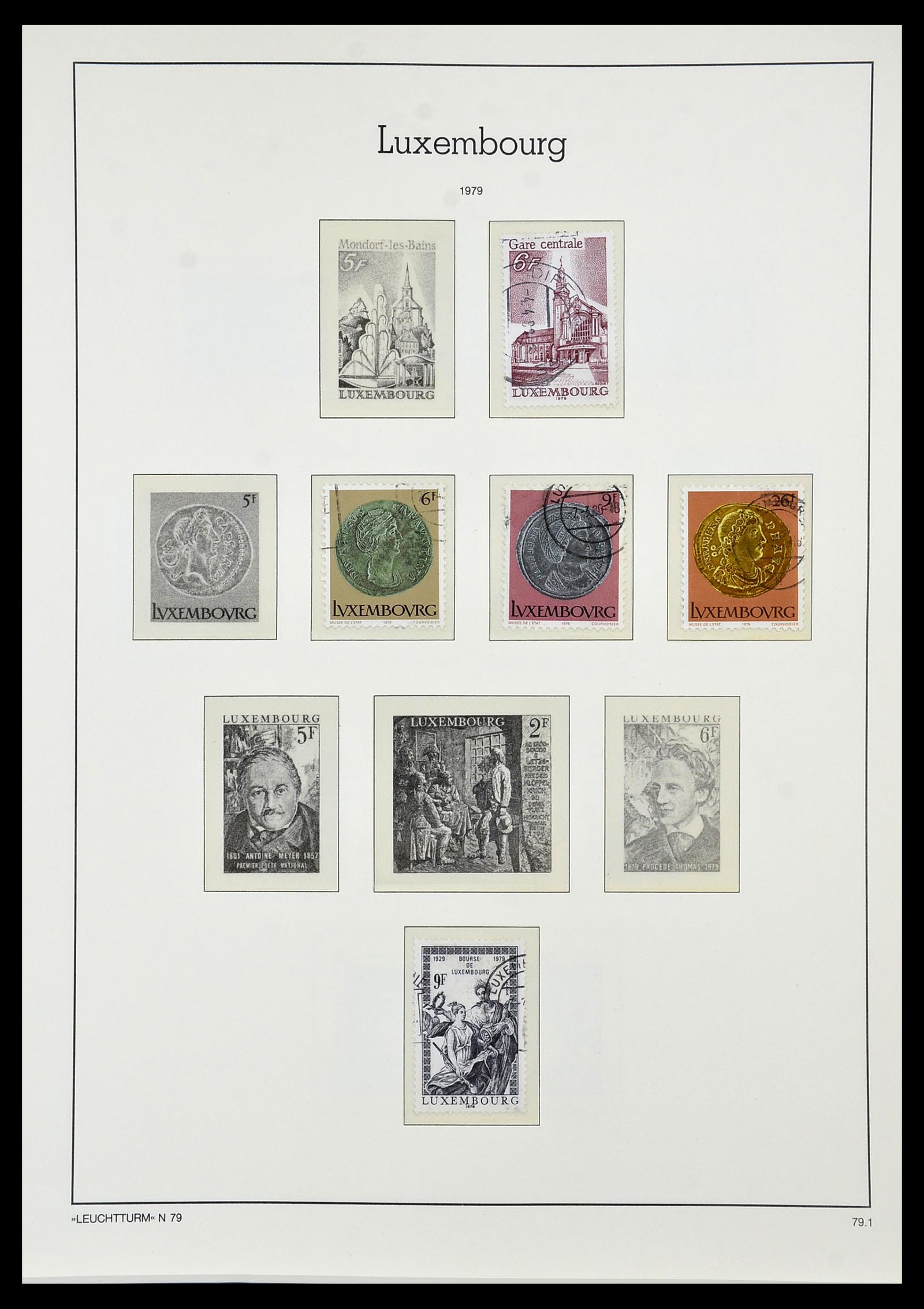 34066 095 - Postzegelverzameling 34066 Luxemburg 1852-2005.