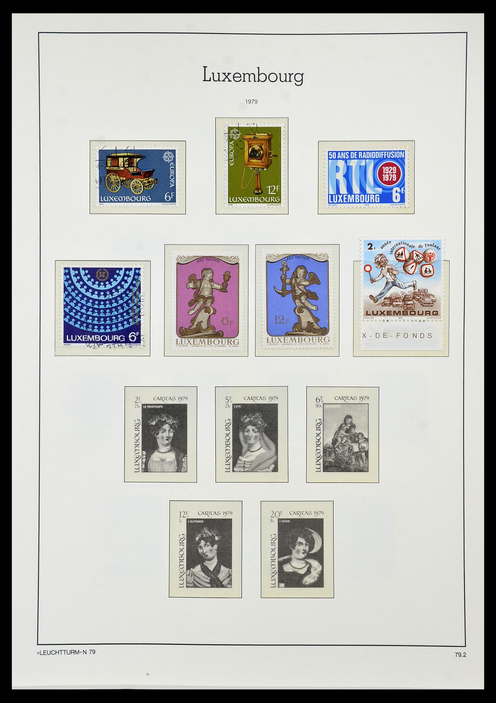 34066 096 - Postzegelverzameling 34066 Luxemburg 1852-2005.