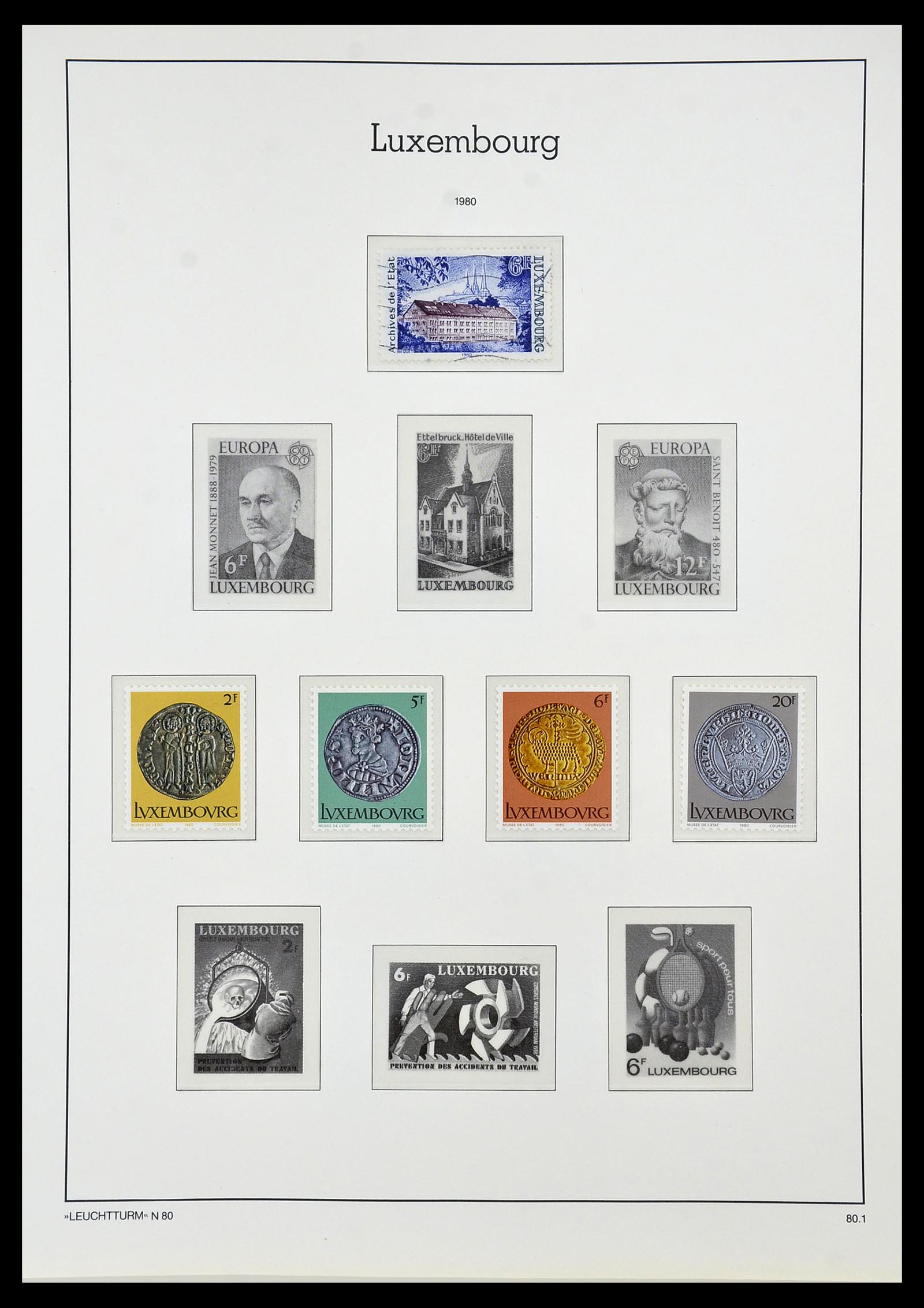 34066 097 - Postzegelverzameling 34066 Luxemburg 1852-2005.