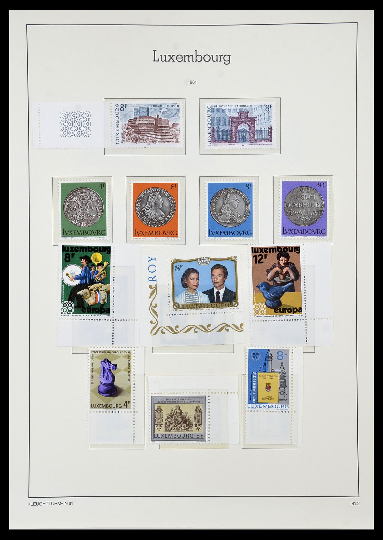 34066 100 - Postzegelverzameling 34066 Luxemburg 1852-2005.