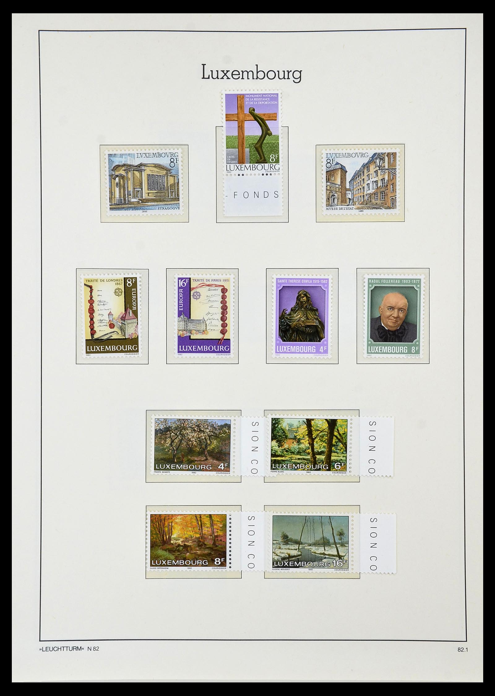 34066 102 - Postzegelverzameling 34066 Luxemburg 1852-2005.