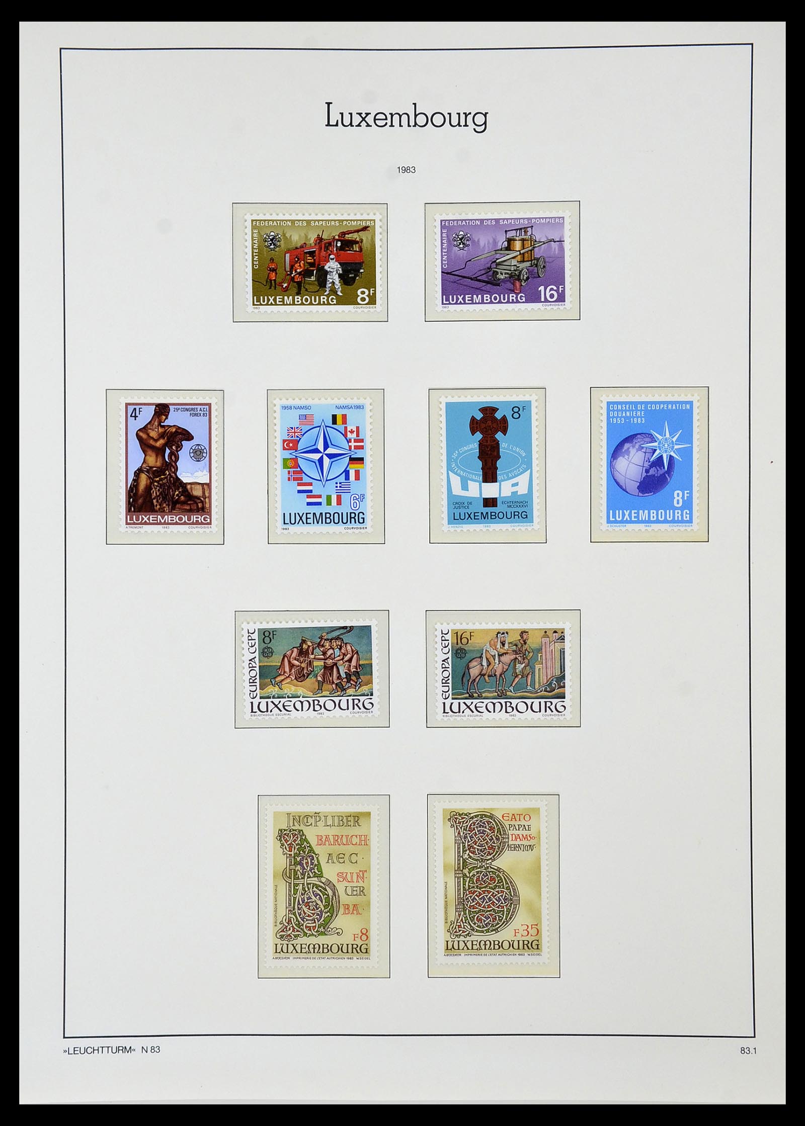 34066 105 - Postzegelverzameling 34066 Luxemburg 1852-2005.