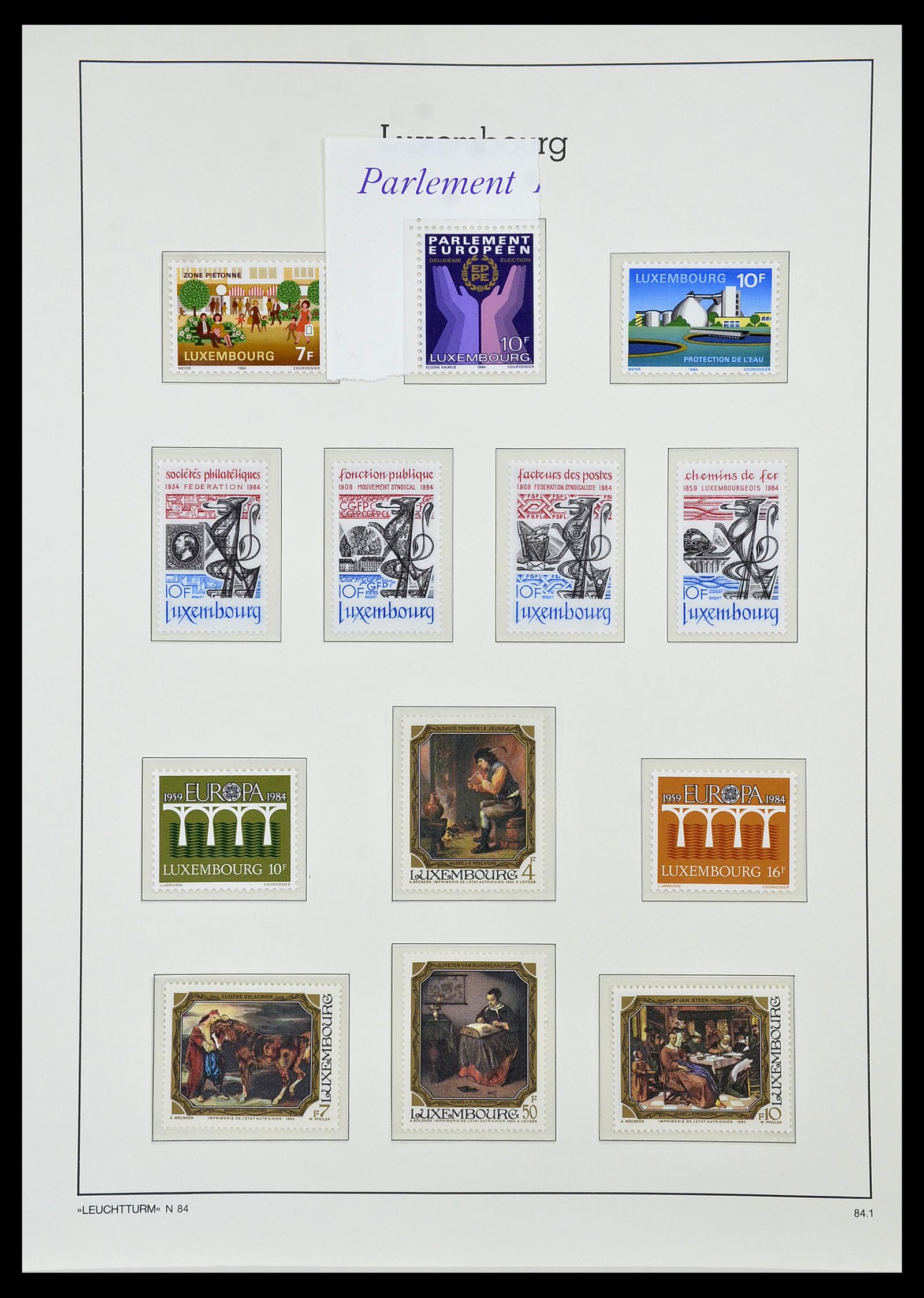 34066 107 - Postzegelverzameling 34066 Luxemburg 1852-2005.