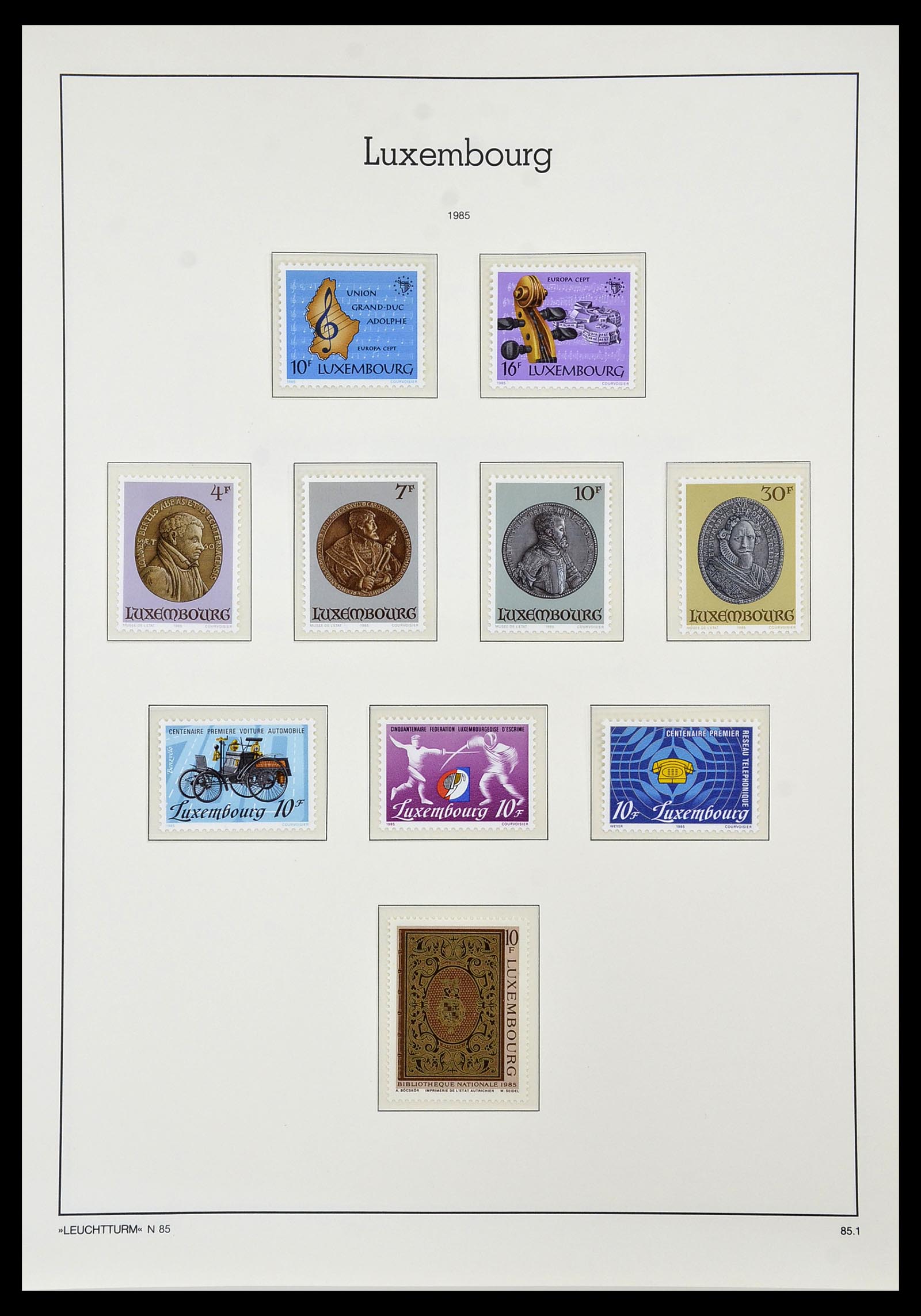 34066 109 - Postzegelverzameling 34066 Luxemburg 1852-2005.