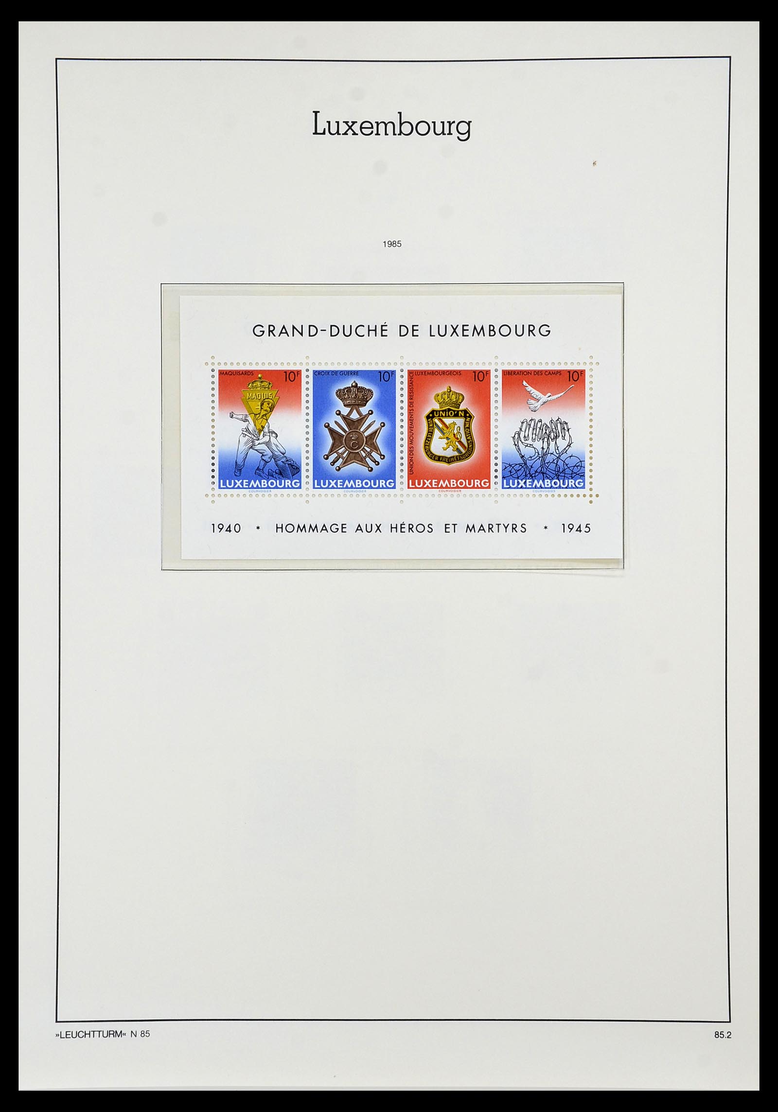 34066 110 - Postzegelverzameling 34066 Luxemburg 1852-2005.