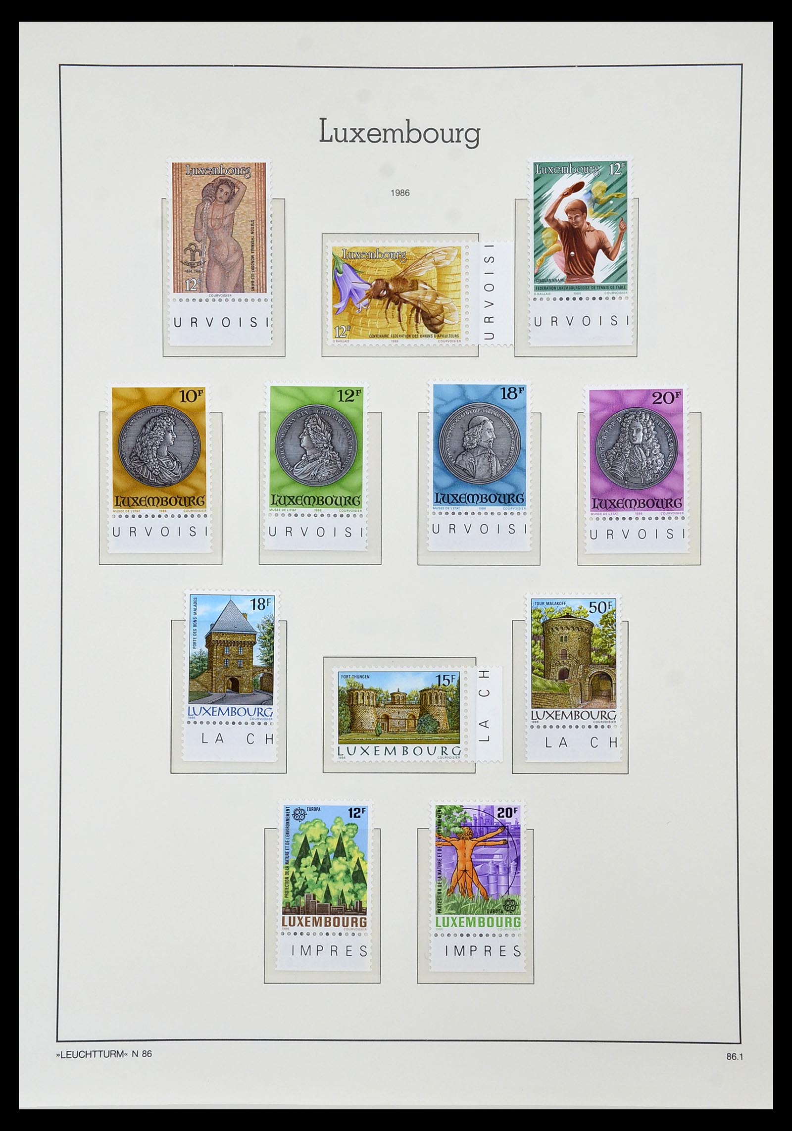 34066 112 - Postzegelverzameling 34066 Luxemburg 1852-2005.