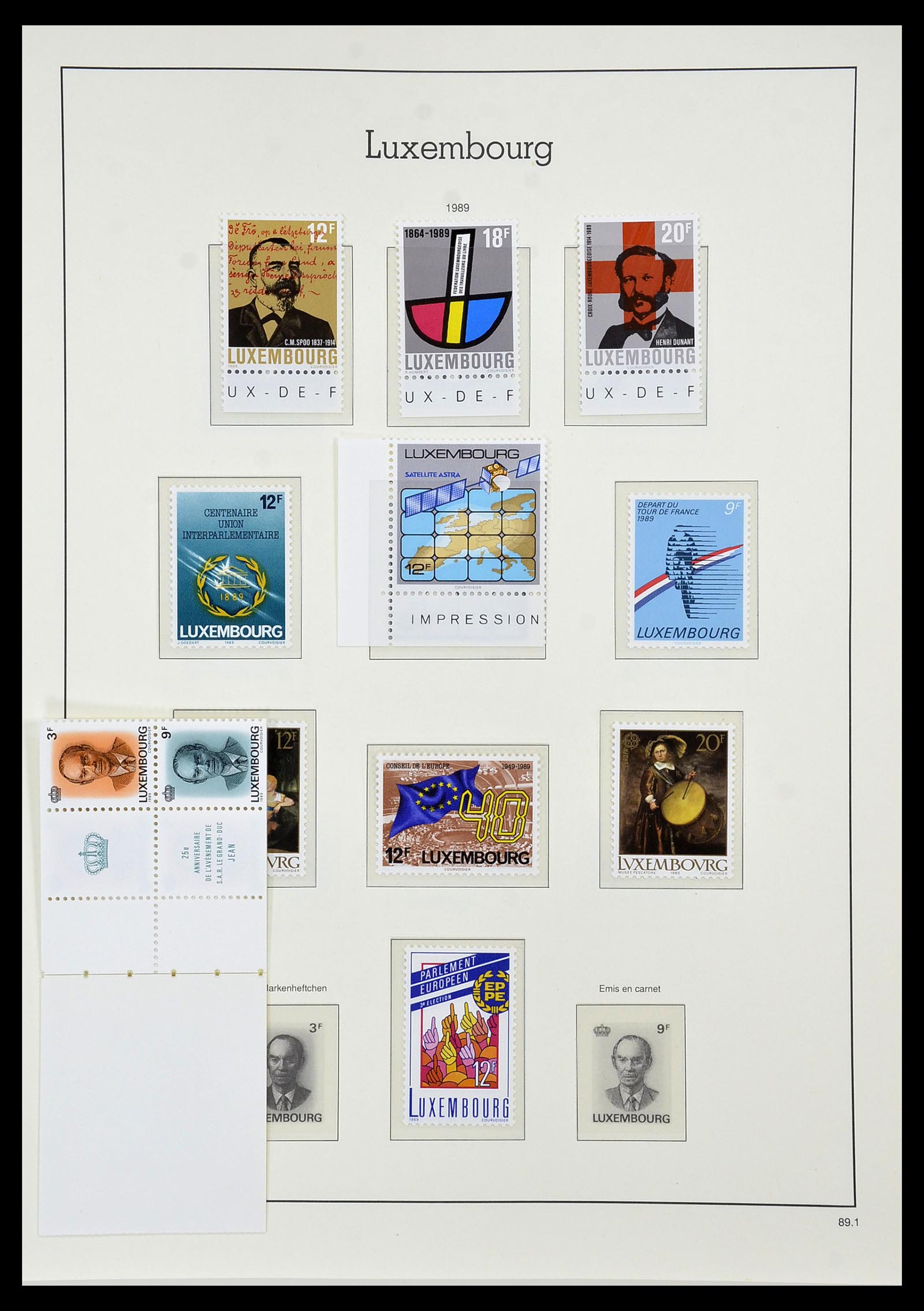 34066 119 - Postzegelverzameling 34066 Luxemburg 1852-2005.