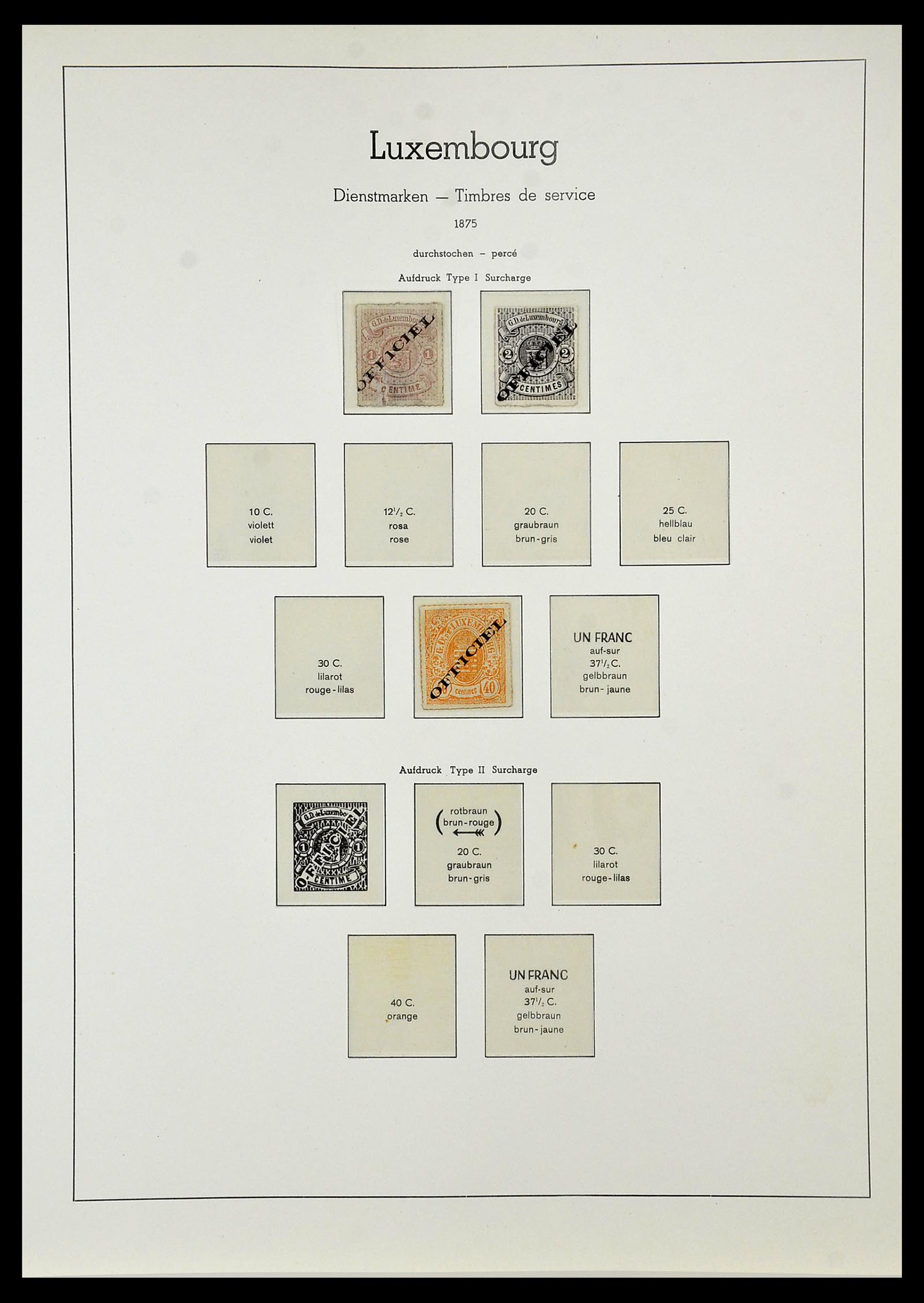 34066 121 - Stamp collection 34066 Luxembourg 1852-2005.