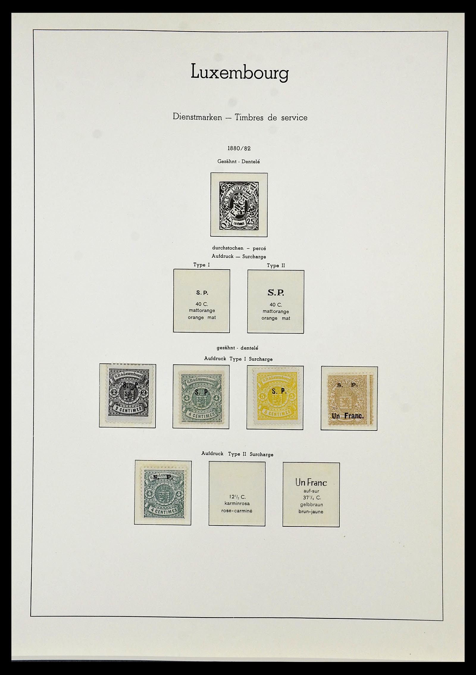 34066 124 - Stamp collection 34066 Luxembourg 1852-2005.