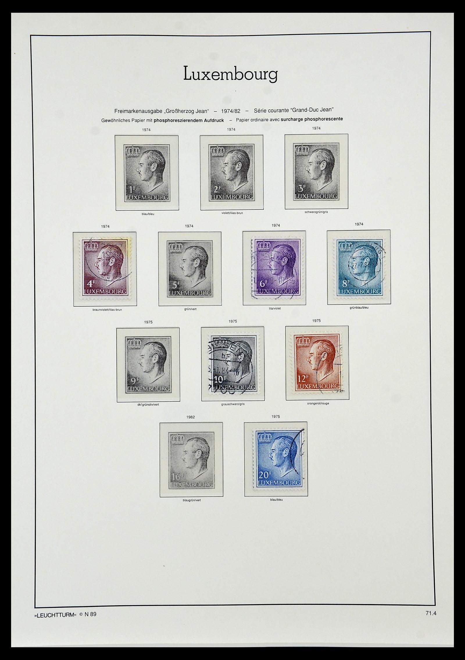 34066 140 - Stamp collection 34066 Luxembourg 1852-2005.
