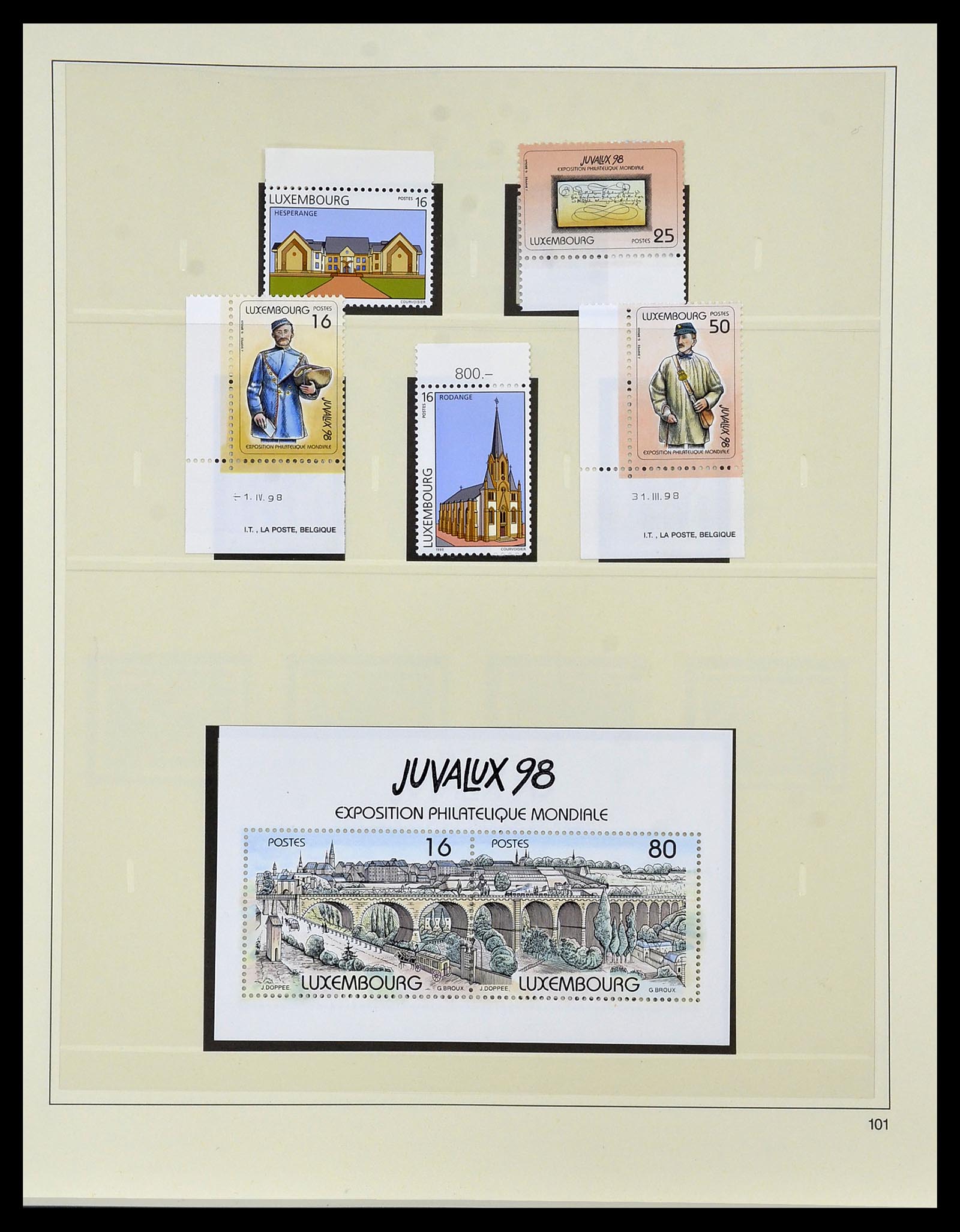 34066 164 - Postzegelverzameling 34066 Luxemburg 1852-2005.