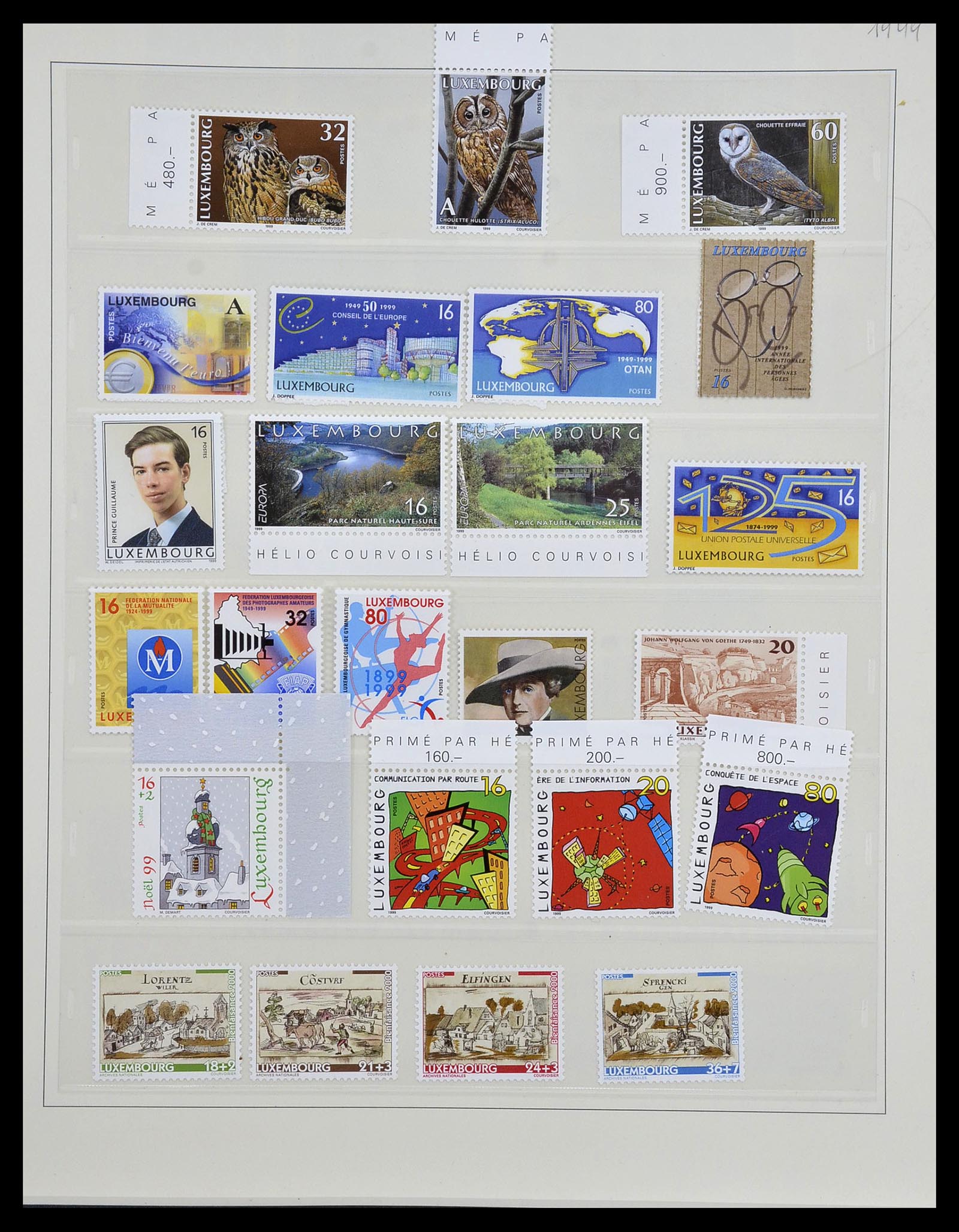 34066 166 - Stamp collection 34066 Luxembourg 1852-2005.