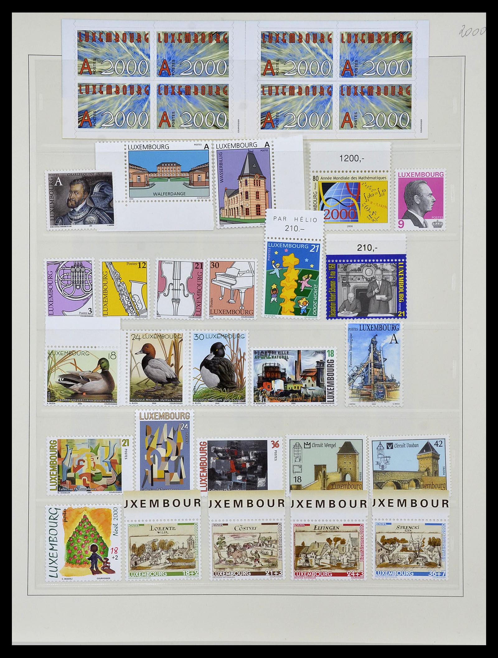 34066 167 - Stamp collection 34066 Luxembourg 1852-2005.