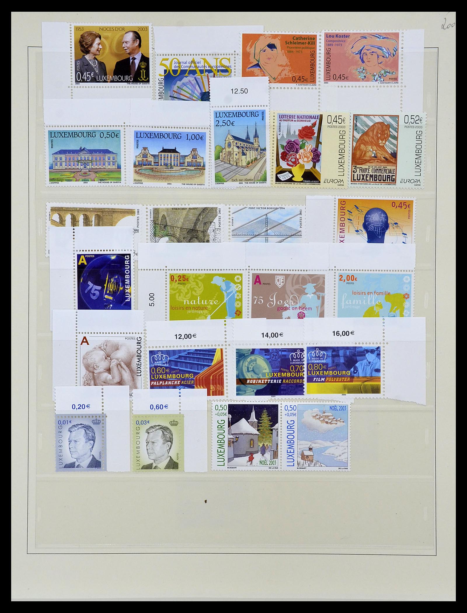 34066 172 - Postzegelverzameling 34066 Luxemburg 1852-2005.