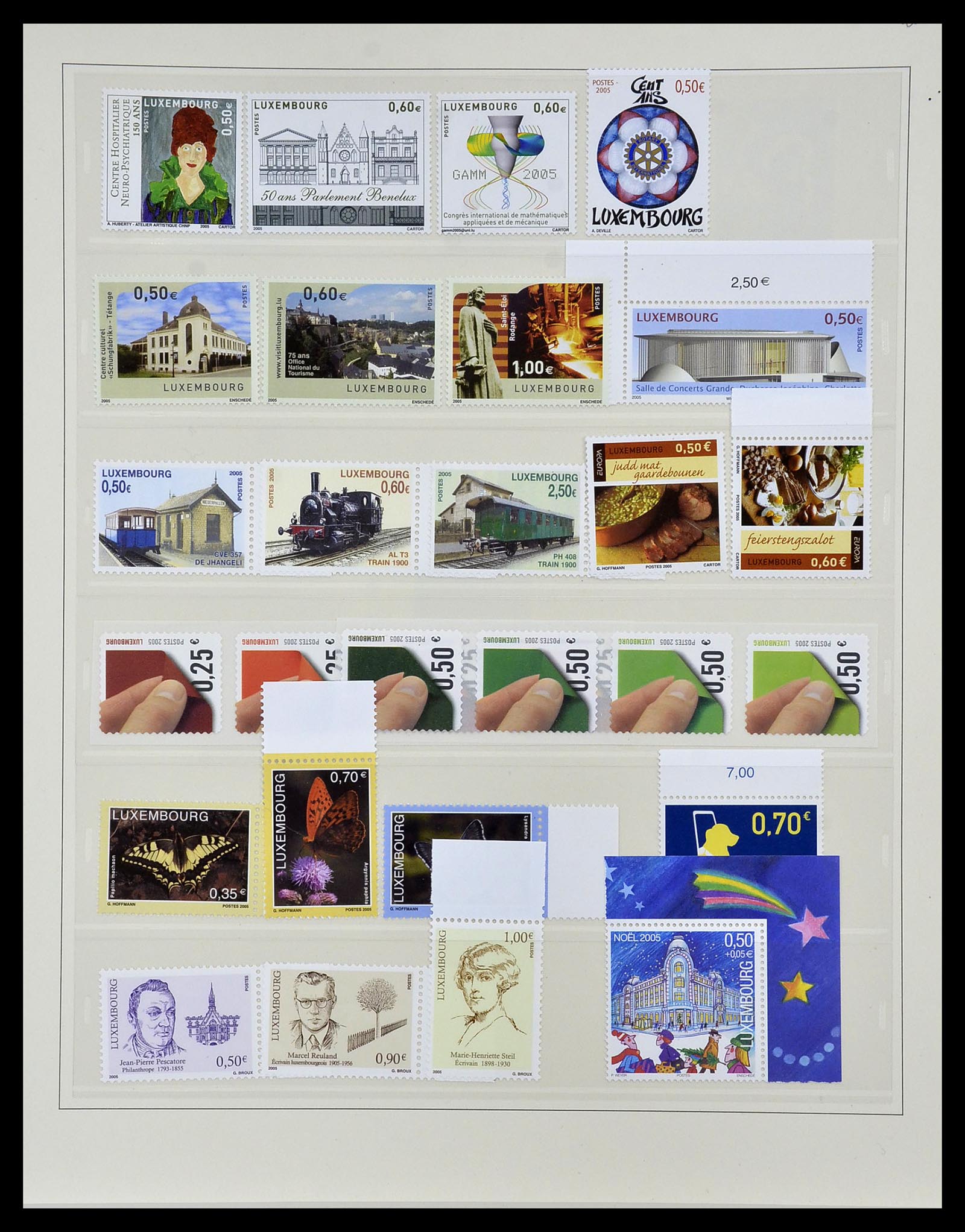 34066 174 - Stamp collection 34066 Luxembourg 1852-2005.