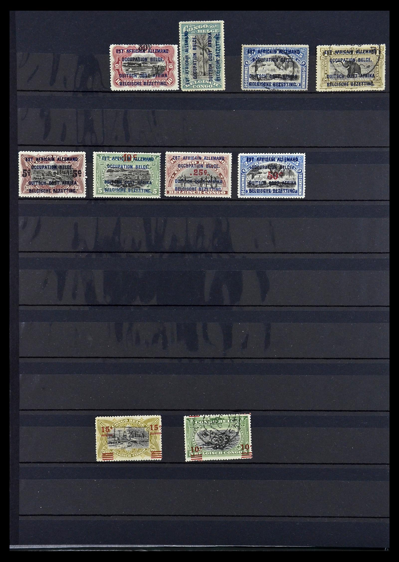 34067 006 - Postzegelverzameling 34067 Belgisch Congo 1885-1935.