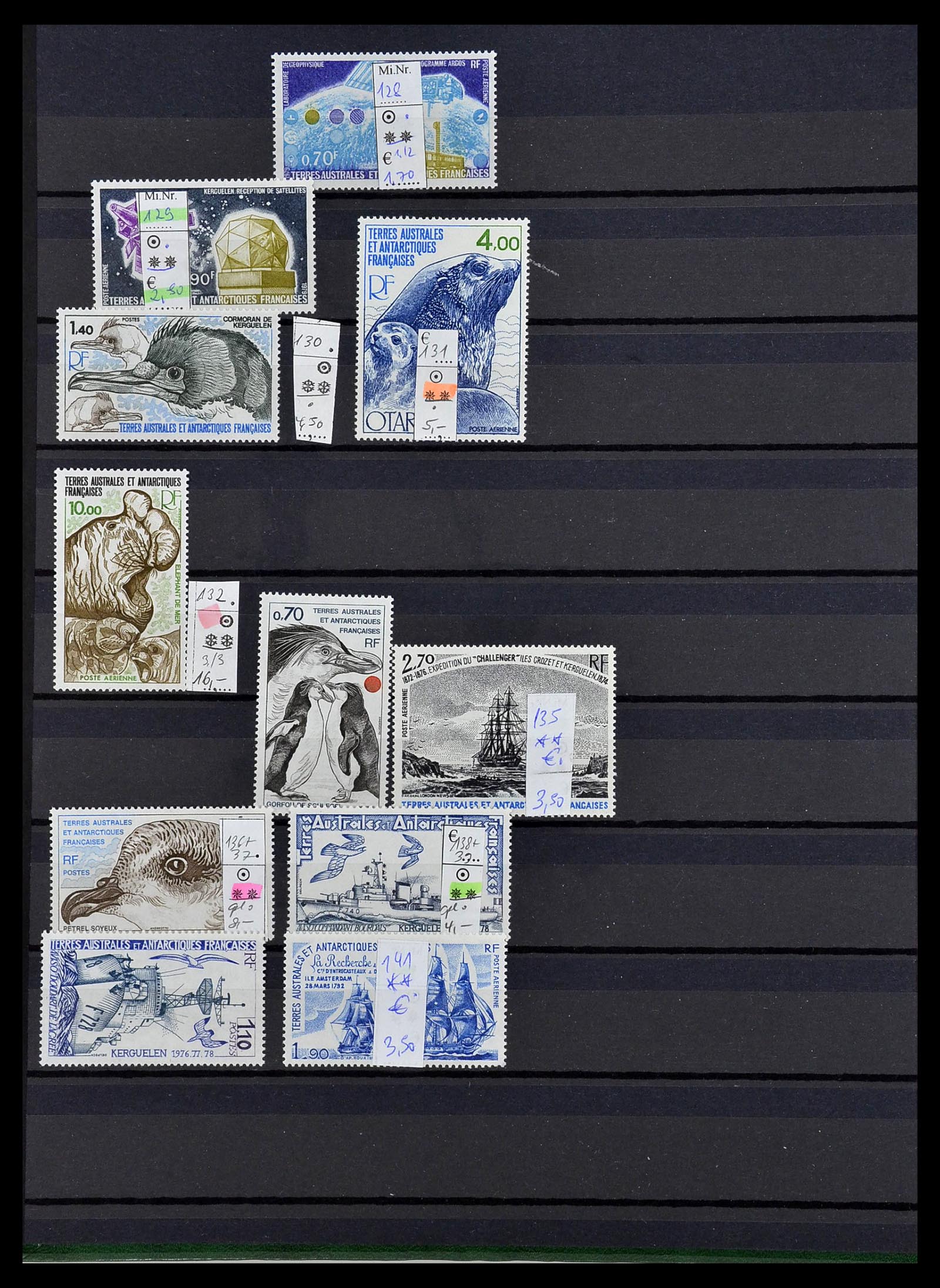 34068 006 - Postzegelverzameling 34068 Frans Antarctica 1955-2016.
