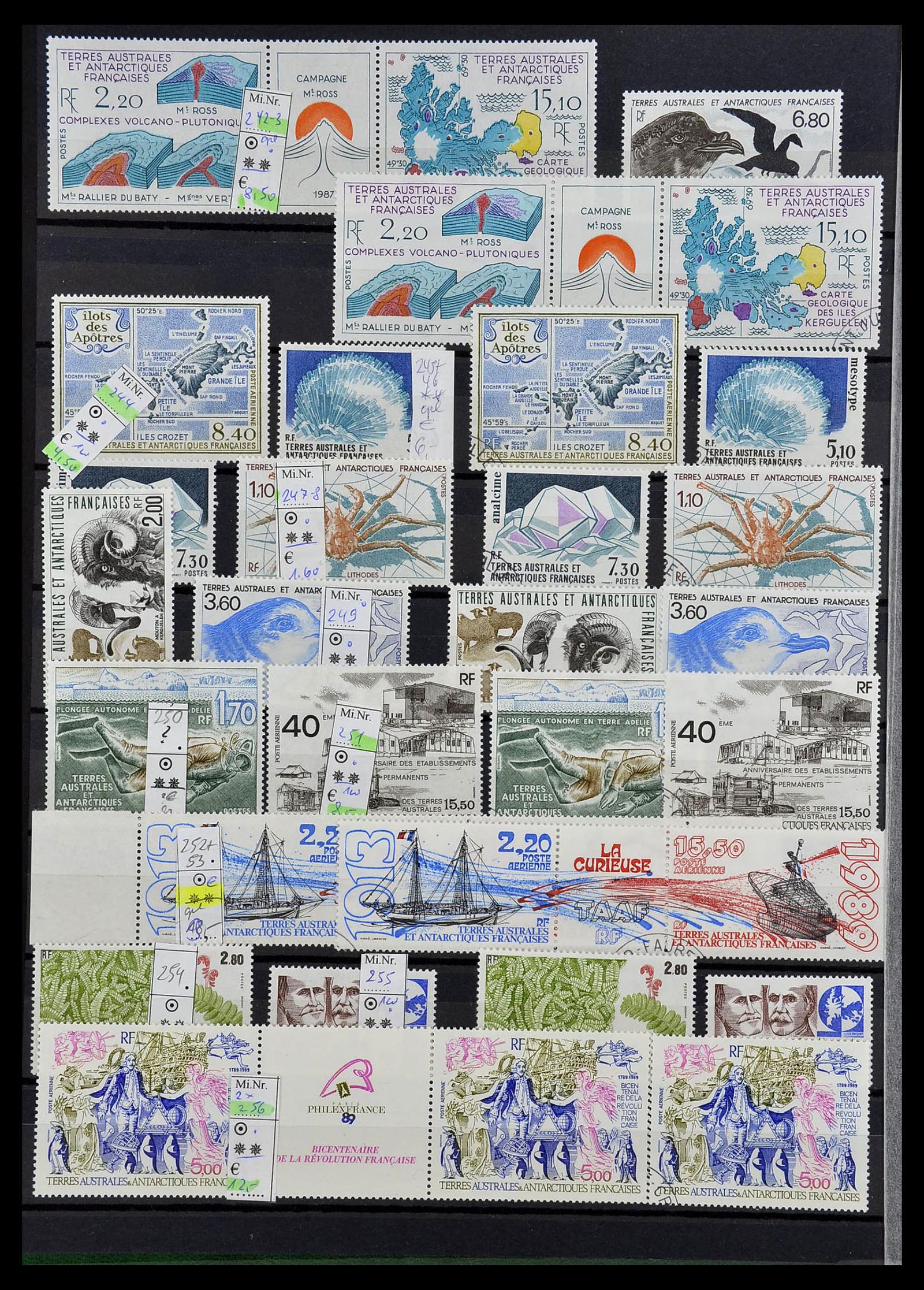 34068 012 - Postzegelverzameling 34068 Frans Antarctica 1955-2016.