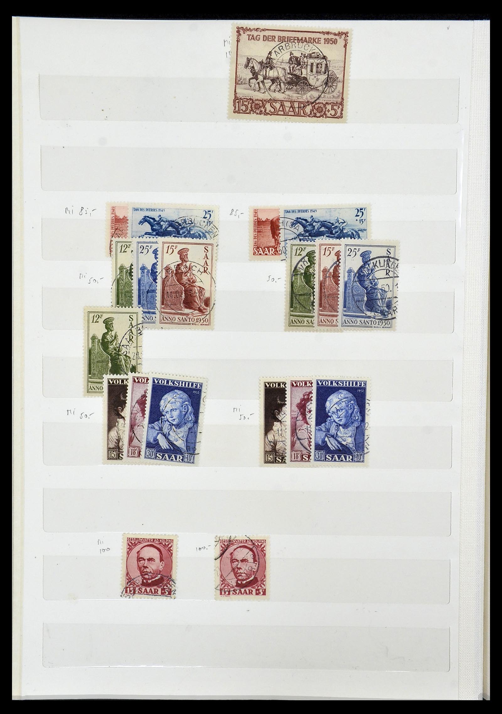 34069 008 - Postzegelverzameling 34069 Duitsland 1855-1952.