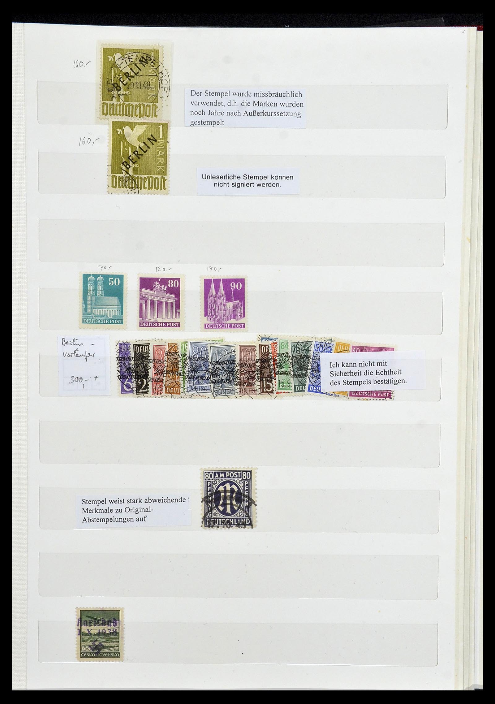 34069 010 - Stamp collection 34069 Germany 1855-1952.