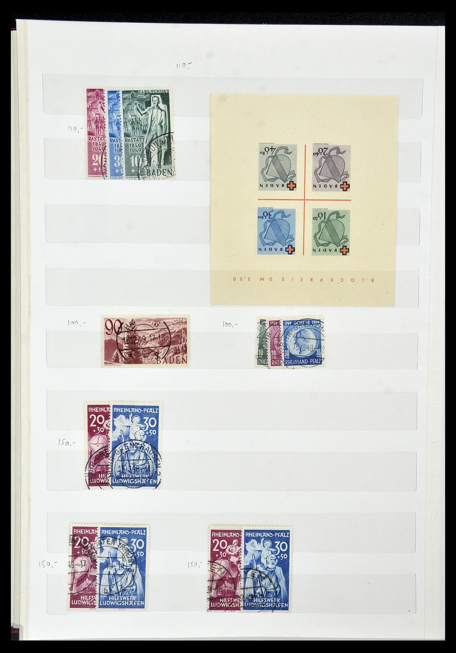 34069 011 - Stamp collection 34069 Germany 1855-1952.