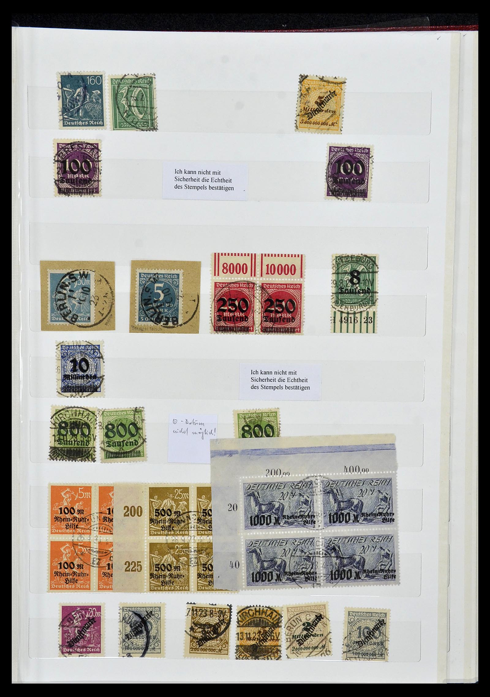 34069 014 - Stamp collection 34069 Germany 1855-1952.