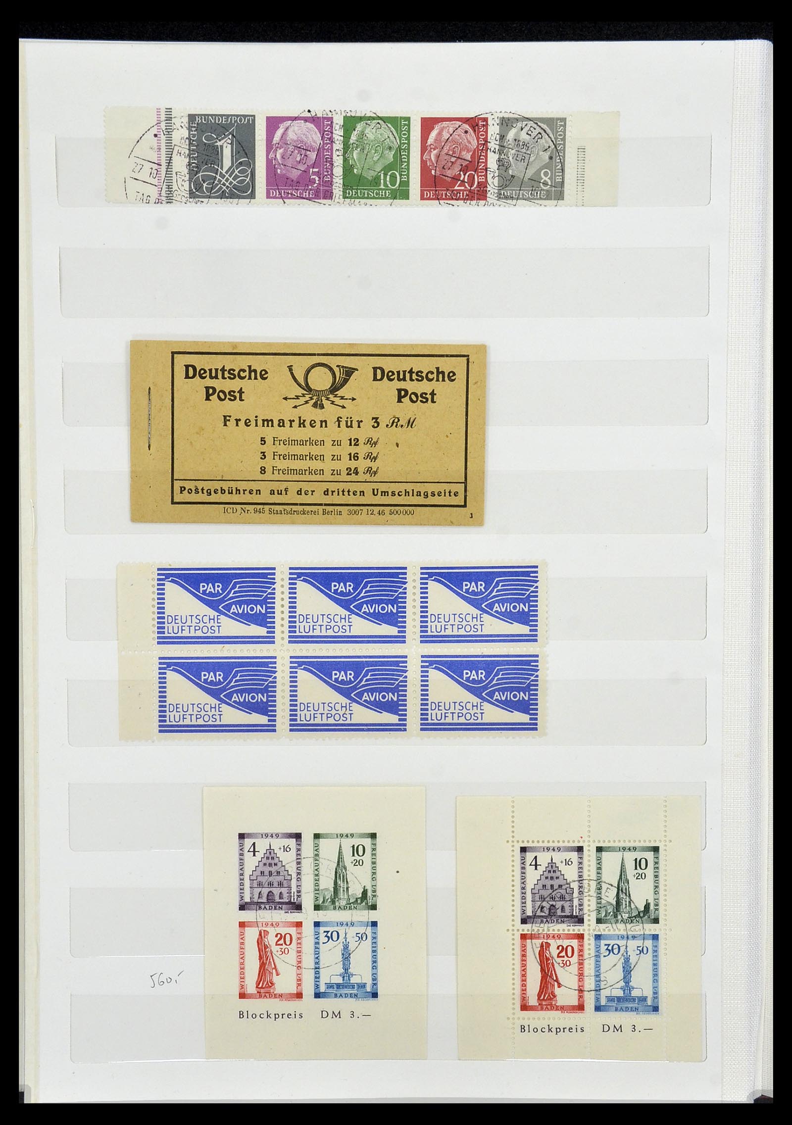 34069 015 - Postzegelverzameling 34069 Duitsland 1855-1952.