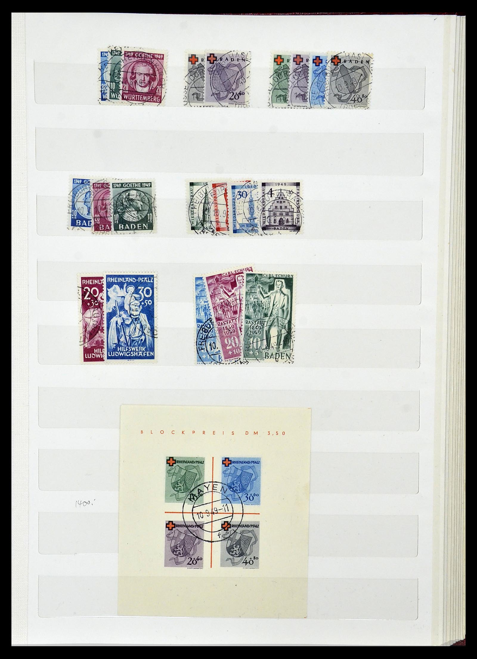 34069 016 - Stamp collection 34069 Germany 1855-1952.