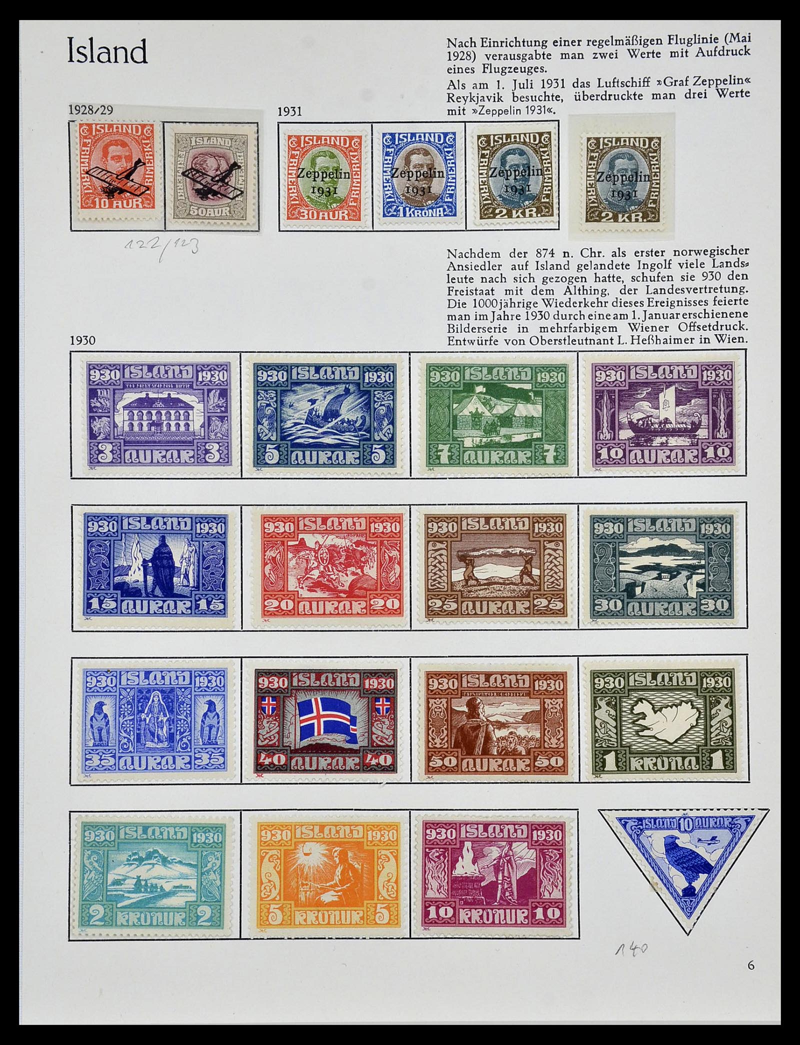 34070 006 - Postzegelverzameling 34070 IJsland 1873-1980.