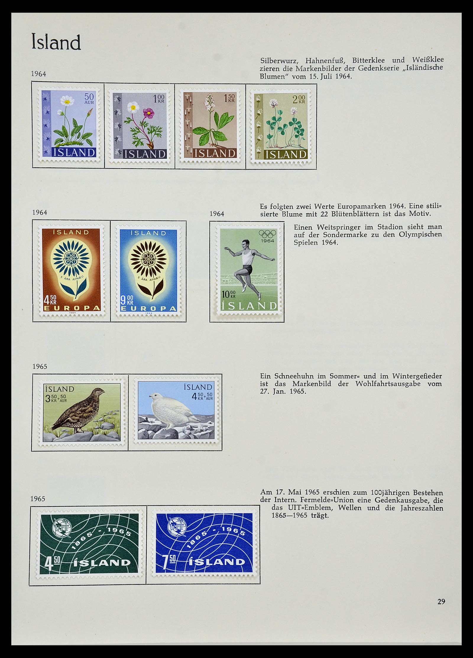 34070 031 - Postzegelverzameling 34070 IJsland 1873-1980.