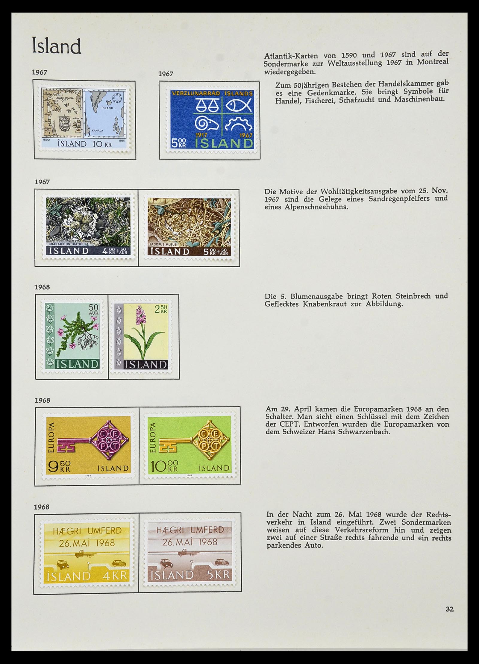34070 034 - Postzegelverzameling 34070 IJsland 1873-1980.