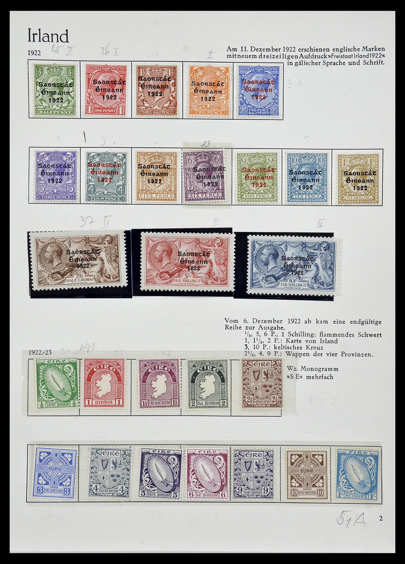 34074 003 - Stamp collection 34074 Ireland 1922-1979.