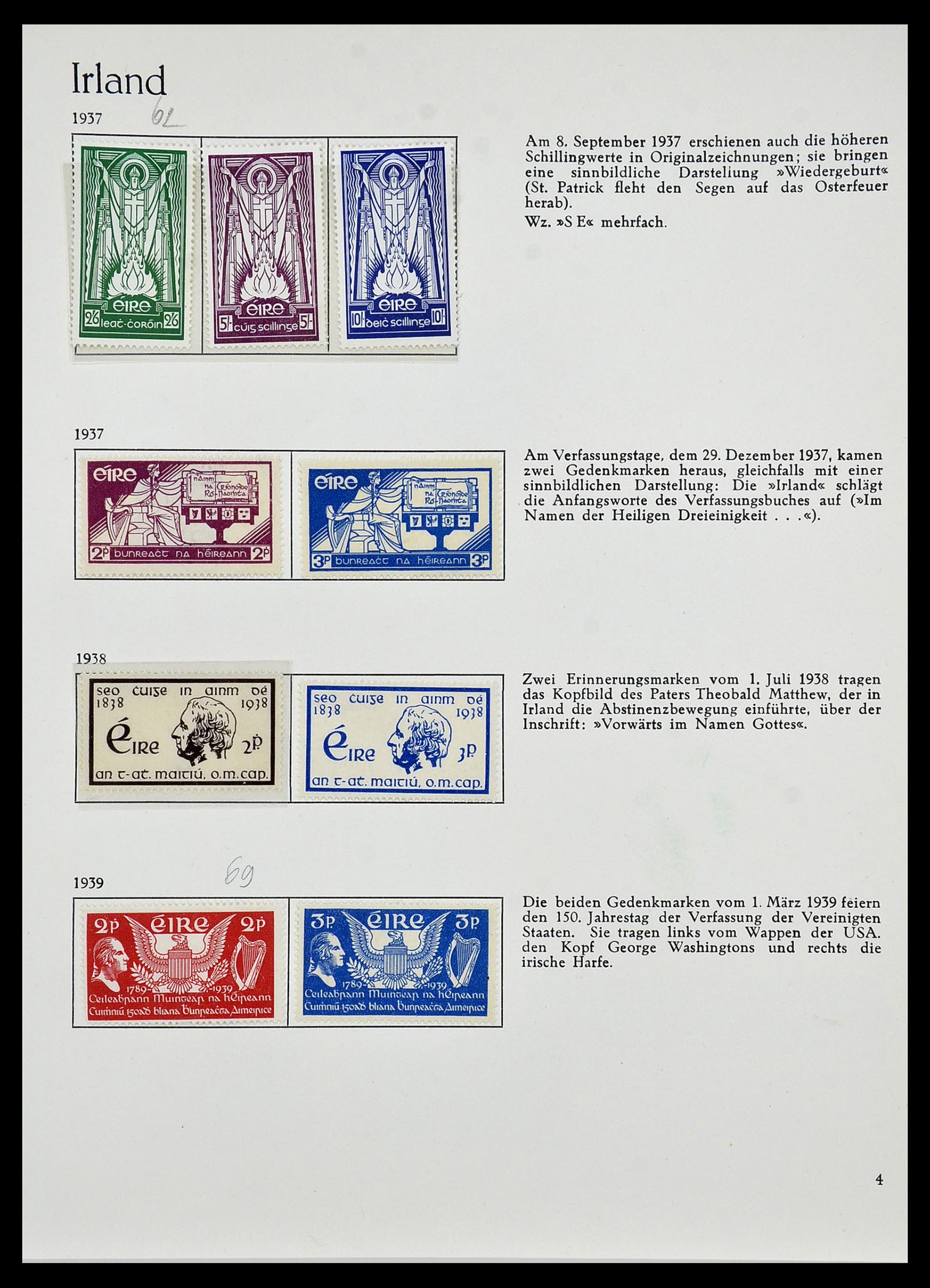 34074 005 - Postzegelverzameling 34074 Ierland 1922-1979.
