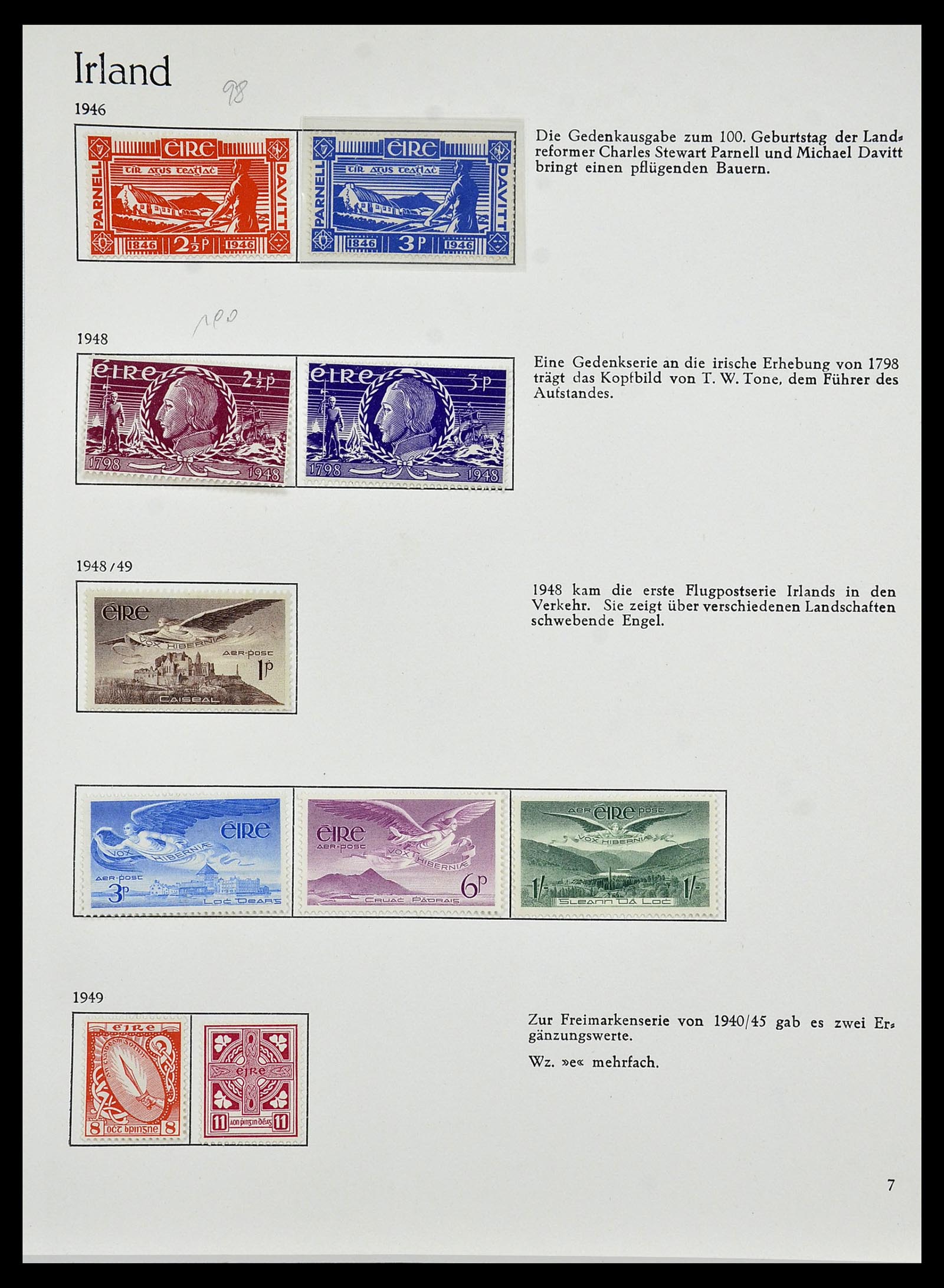 34074 008 - Postzegelverzameling 34074 Ierland 1922-1979.