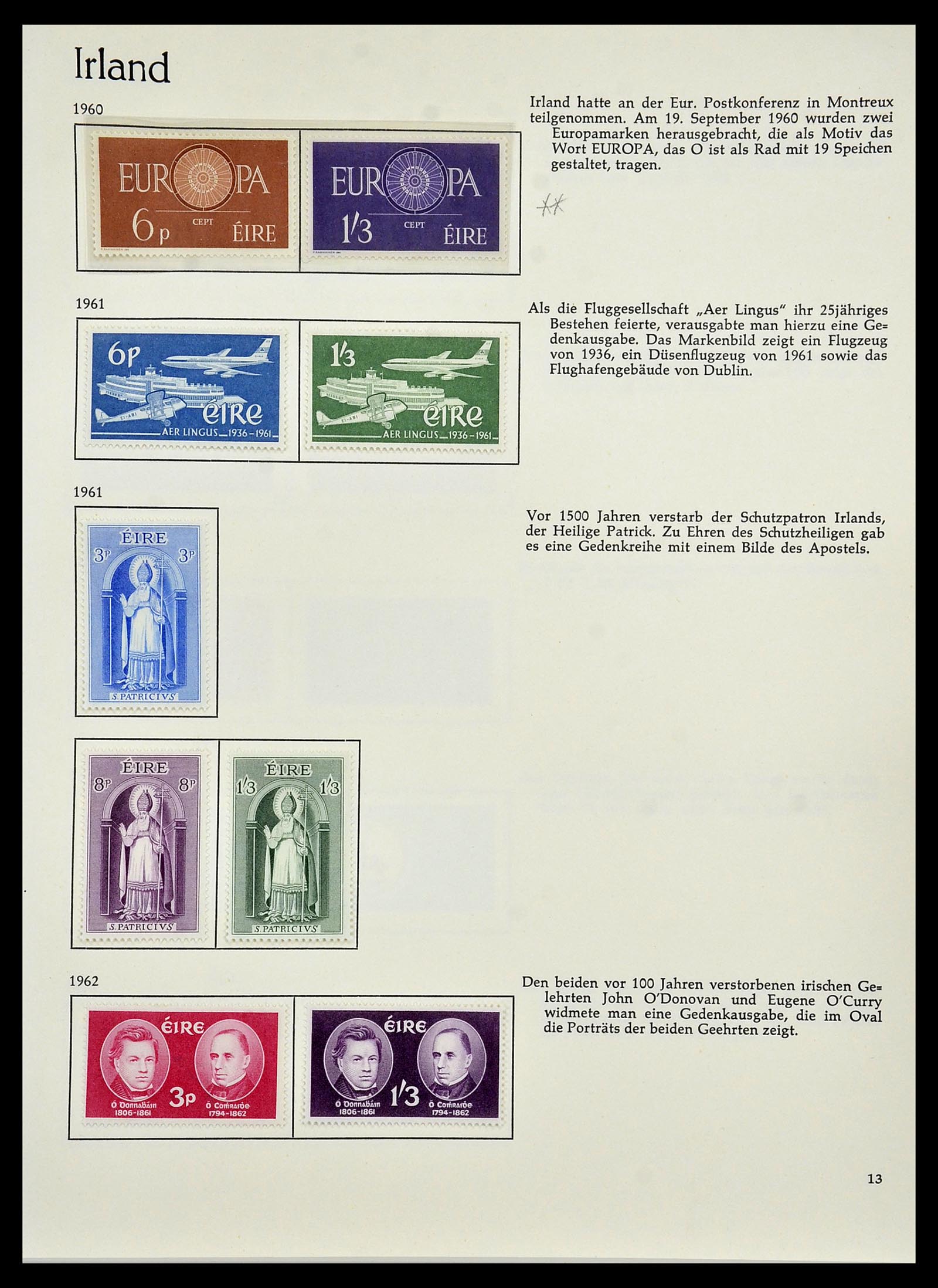 34074 014 - Postzegelverzameling 34074 Ierland 1922-1979.