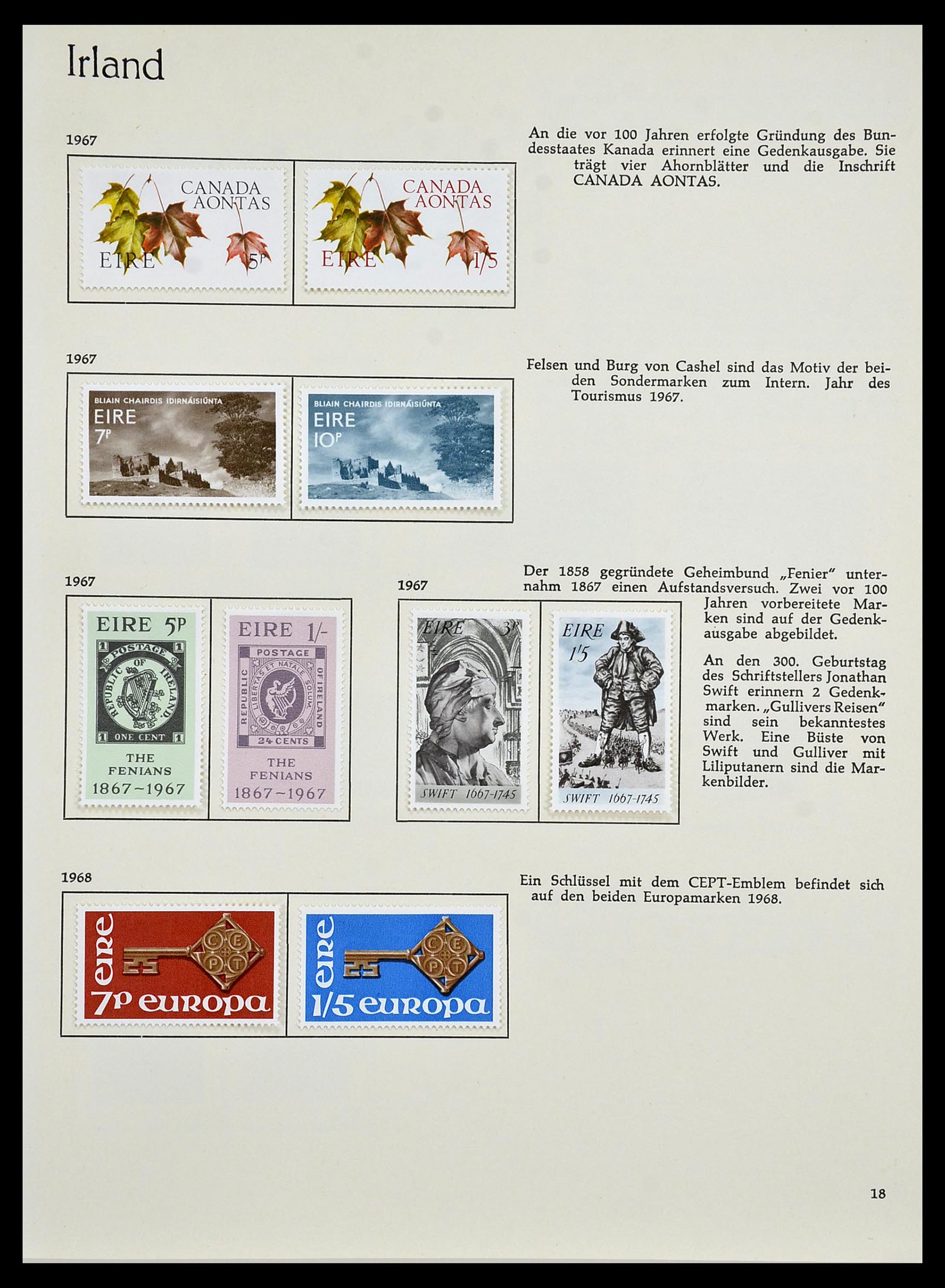 34074 019 - Stamp collection 34074 Ireland 1922-1979.