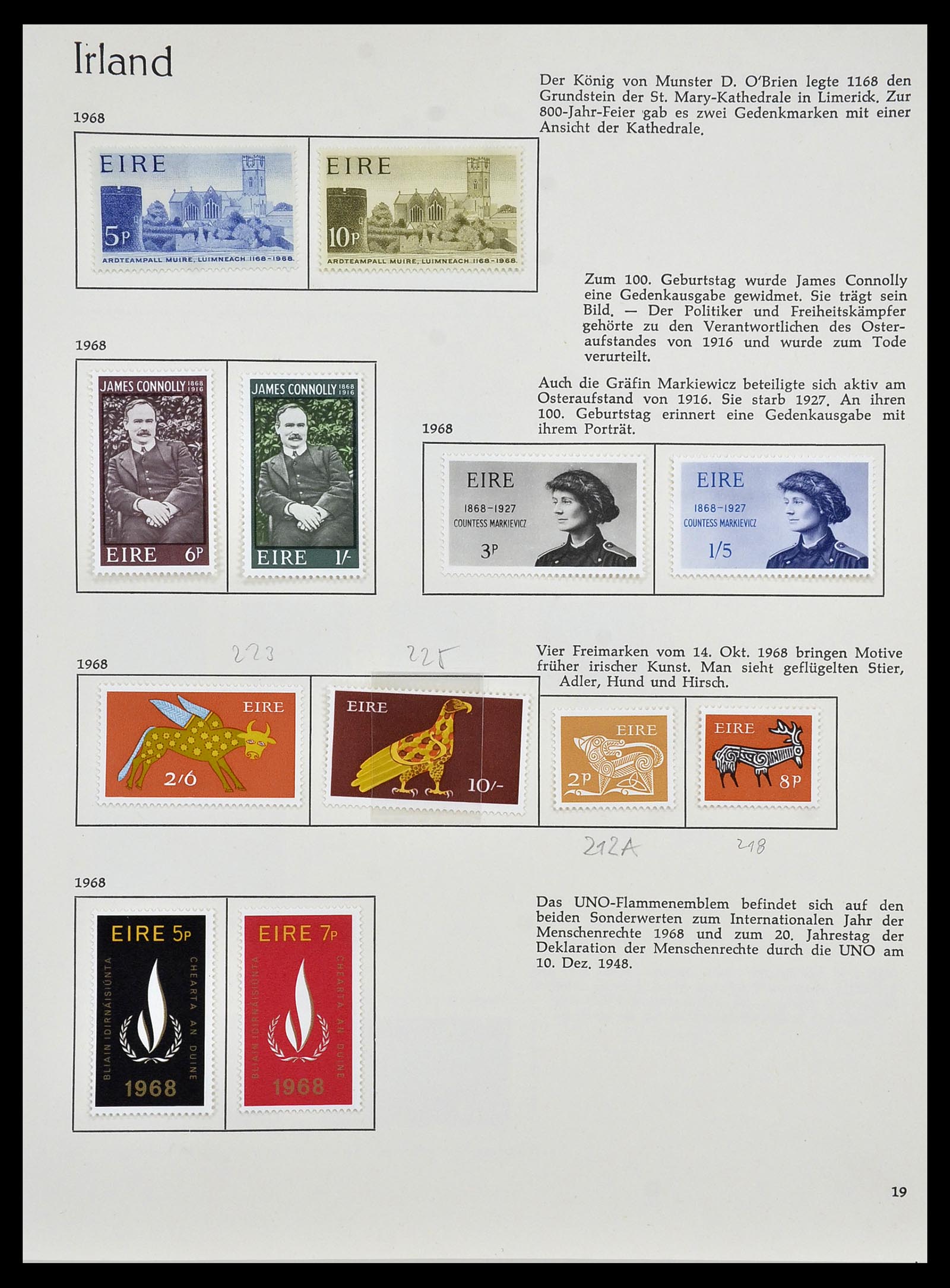 34074 020 - Postzegelverzameling 34074 Ierland 1922-1979.