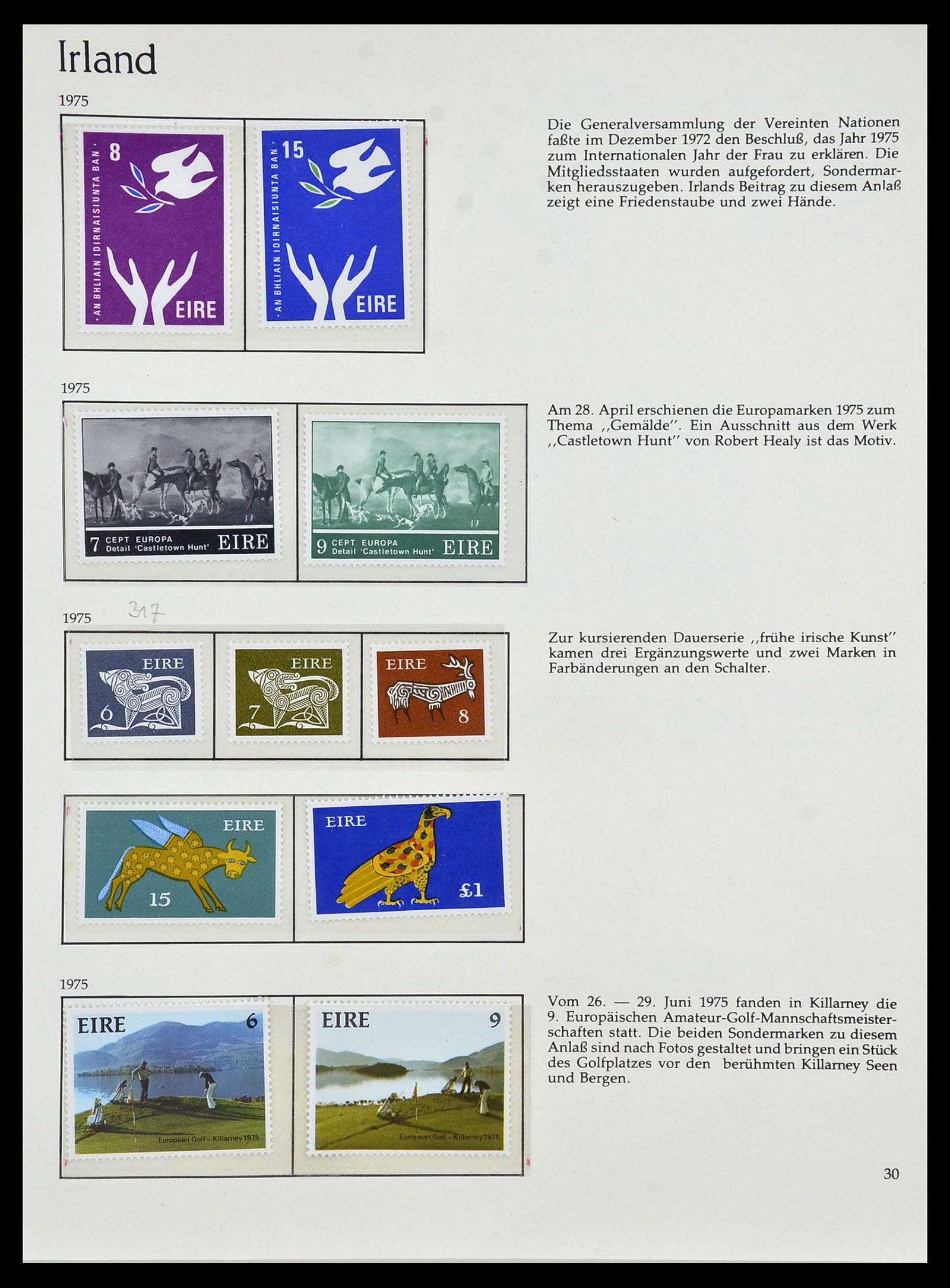 34074 030 - Postzegelverzameling 34074 Ierland 1922-1979.