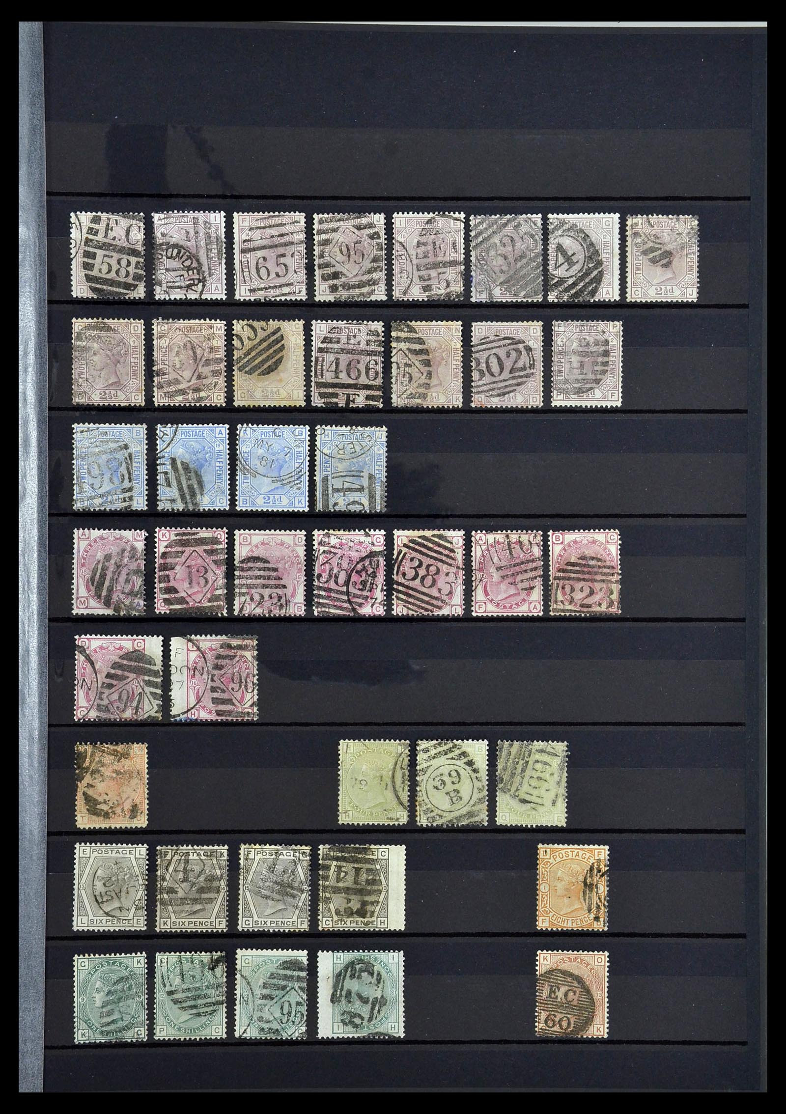 34075 005 - Postzegelverzameling 34075 Engeland 1840-1980.