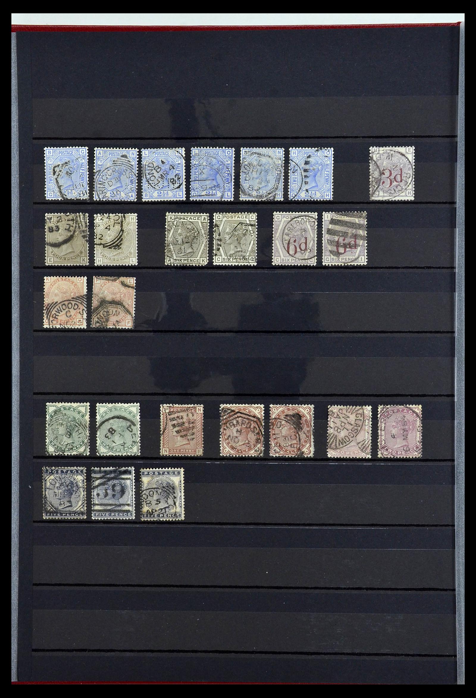 34075 006 - Postzegelverzameling 34075 Engeland 1840-1980.