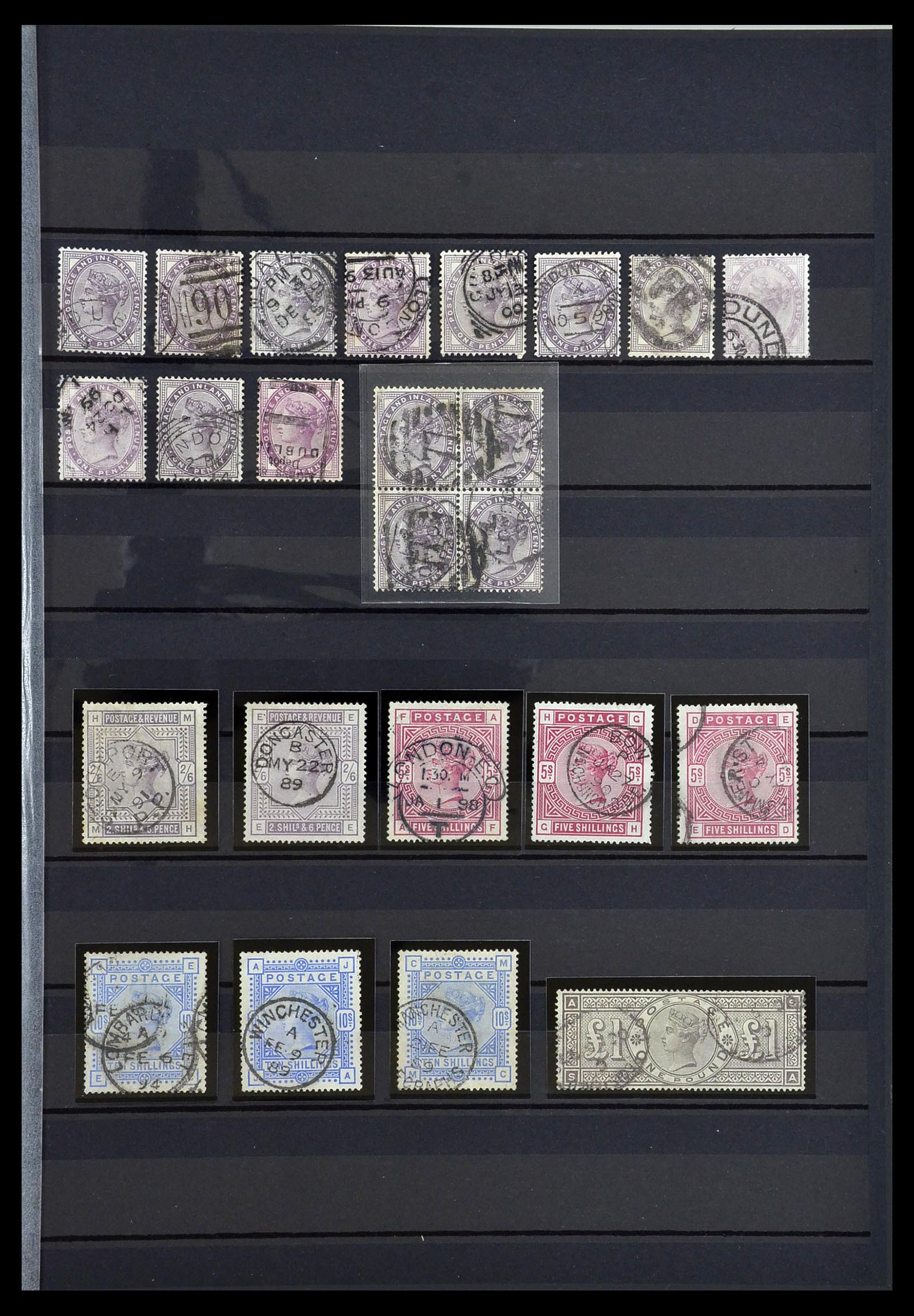 34075 007 - Postzegelverzameling 34075 Engeland 1840-1980.